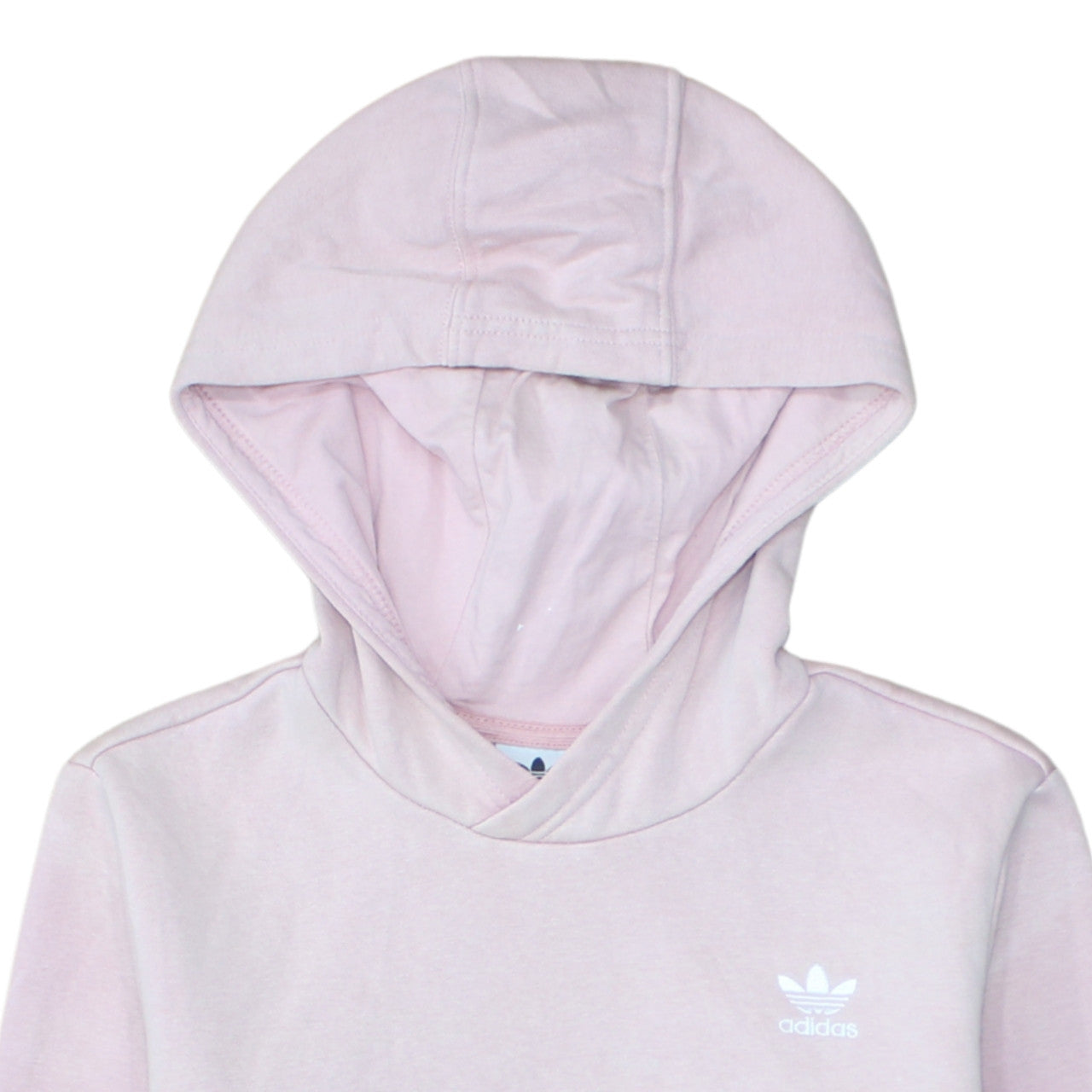 Adidas Girls Pink Pullover Hoodie 12-13 Years Hooded Fleece Sweatshirt