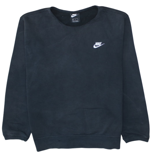 Nike Women's Black Crew Neck Pullover Sweatshirt M