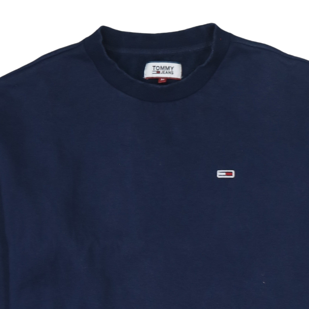 Tommy Jeans Men's Blue Crew Neck Pullover Sweatshirt M