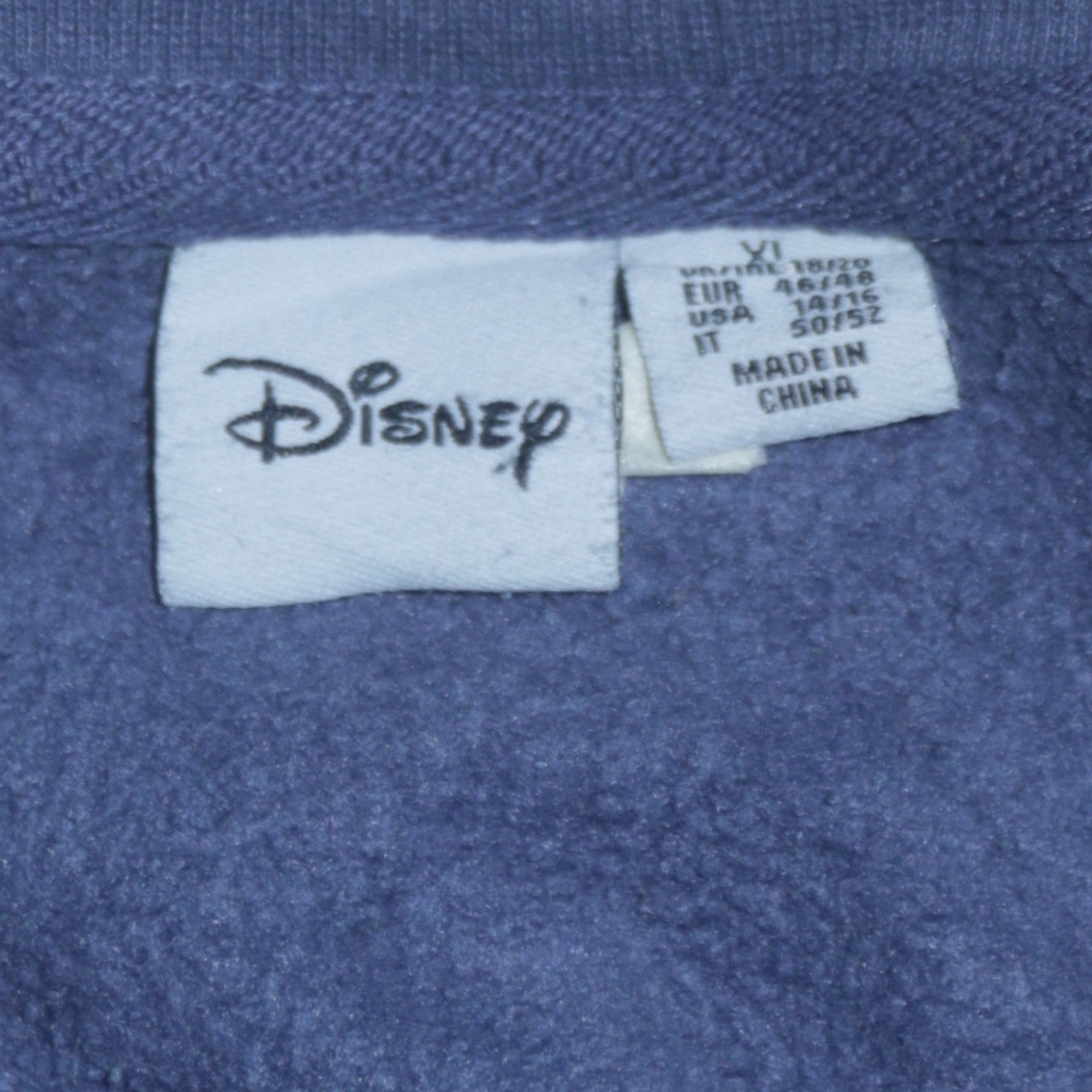 Disney Womens Blue Stitch Sweatshirt XL Lilo & Stitch Graphic Pullover