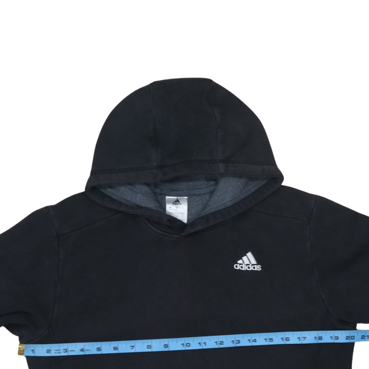 Adidas Men's Black Pullover Hoodie Small Regular Fit Sportswear