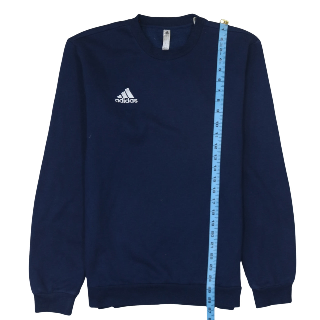 Adidas Men's Blue Crew Neck Pullover Sweatshirt Size S