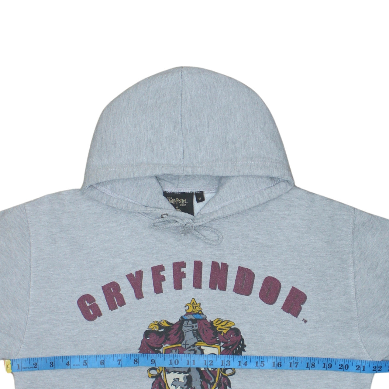 Harry Potter Gryffindor Grey Hoodie Men M Pullover Fleece Sweatshirt