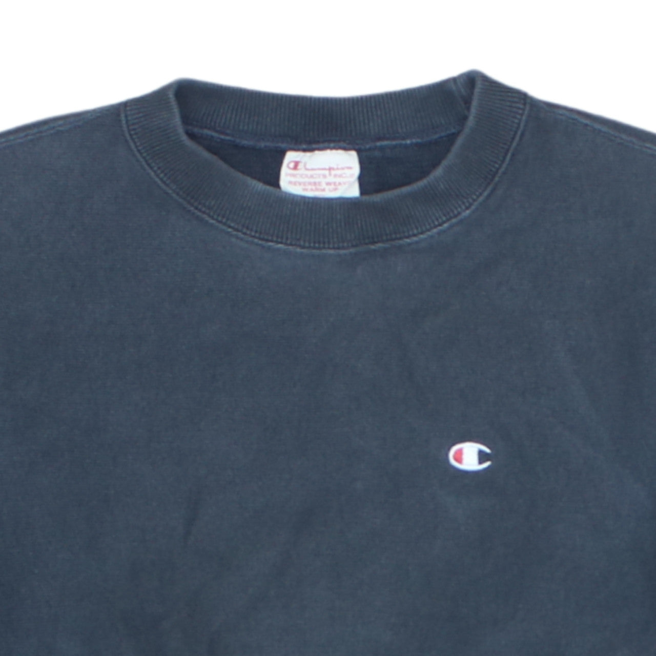 Champion Men's Blue Reverse Weave Sweatshirt Small Classic Pullover