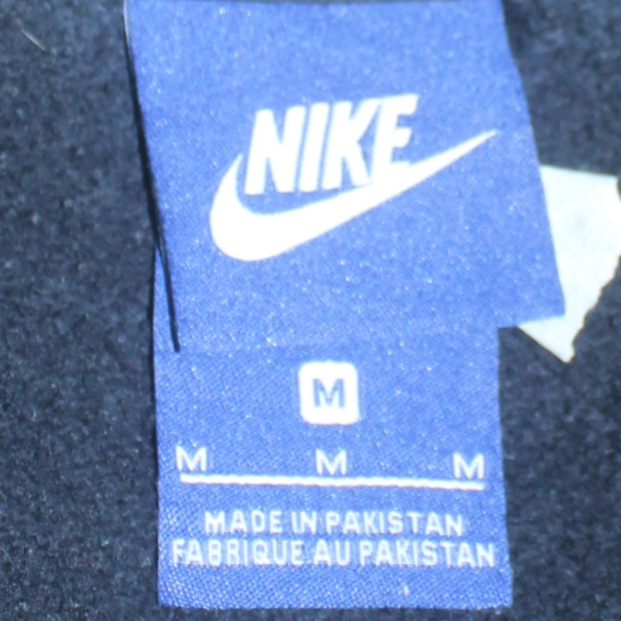 Nike Men's Blue Pullover Hoodie M Fleece Logo Sportswear