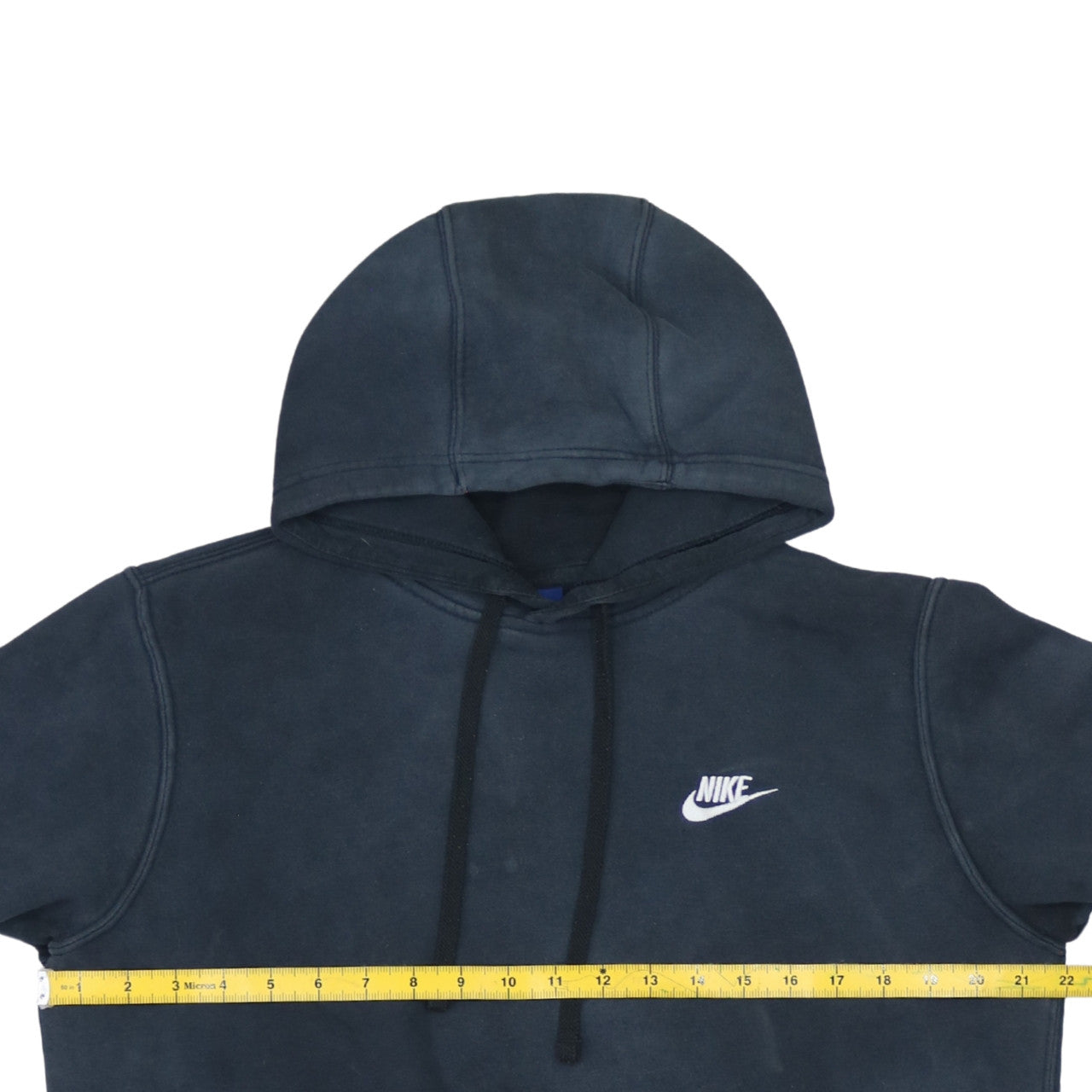 Nike Men's Blue Pullover Hoodie M Fleece Logo Sportswear
