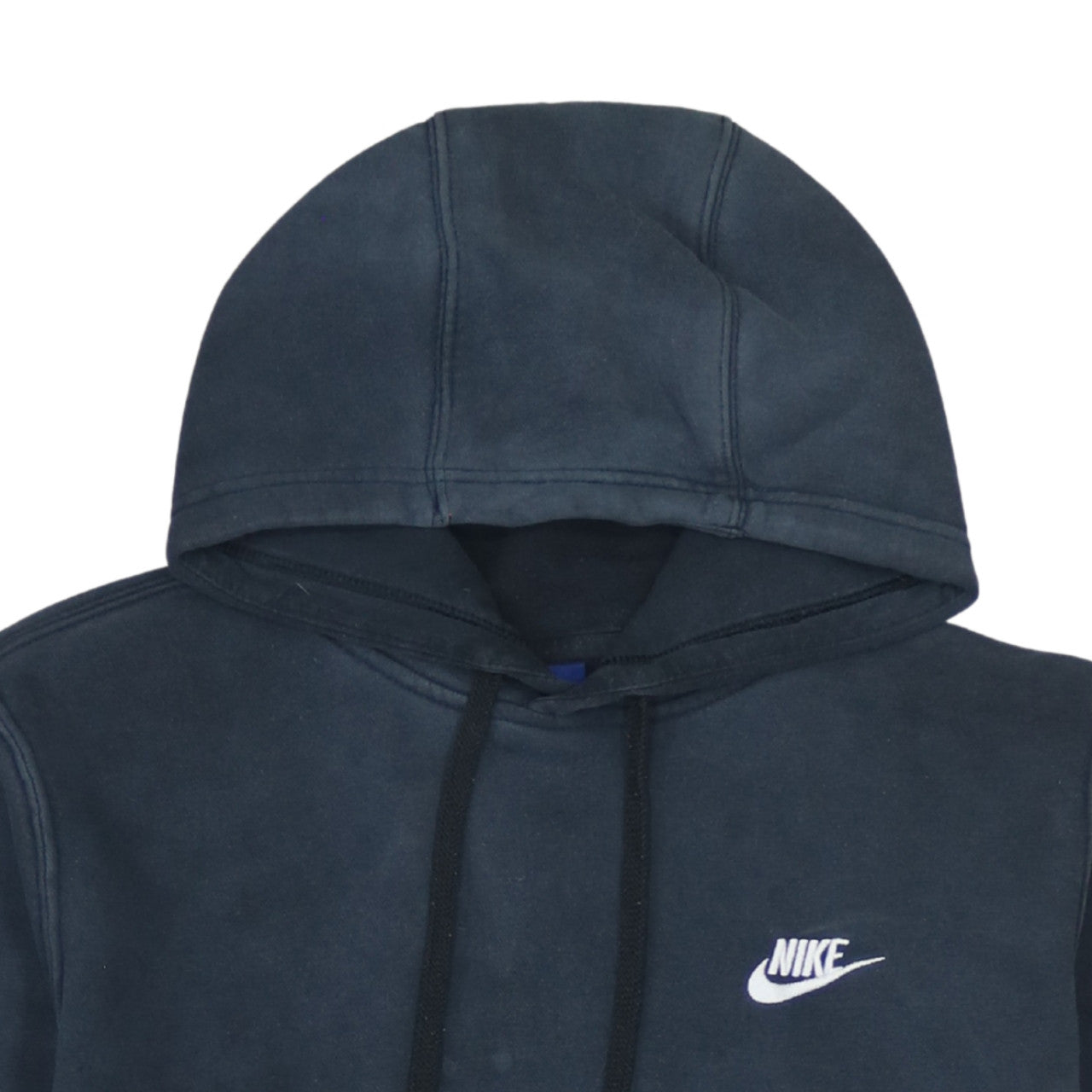 Nike Men's Blue Pullover Hoodie M Fleece Logo Sportswear