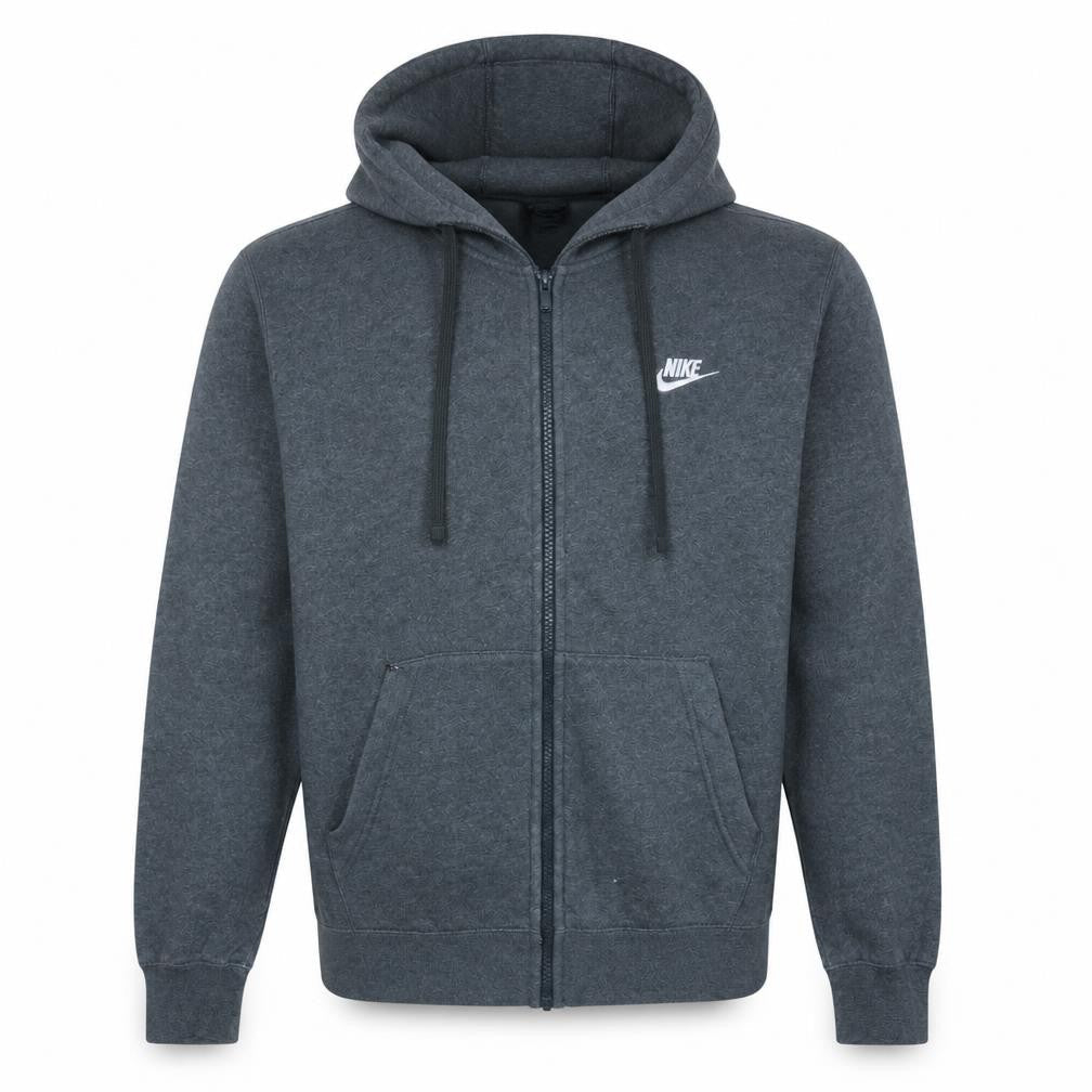 Nike Men's Grey Full Zip Hoodie Size M Regular Fit