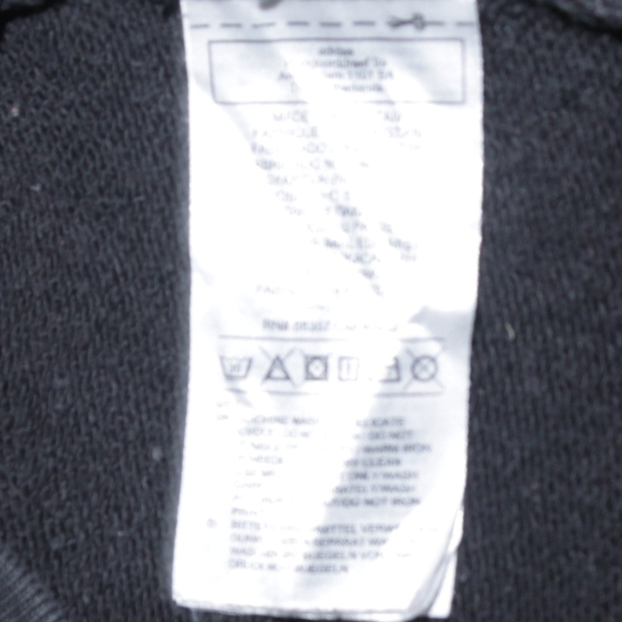 Adidas Womens Black Medium Pullover Hoodie with Logo Print