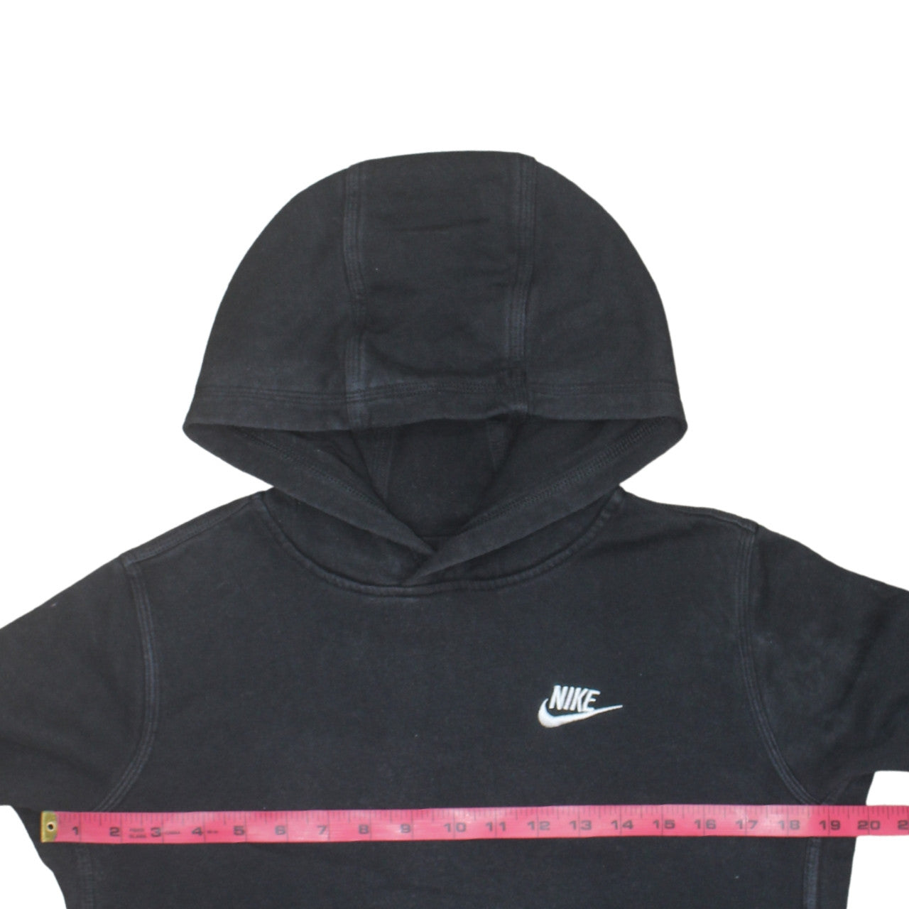 Nike Boys Black XL Pullover Hoodie Fleece Sweatshirt with Logo