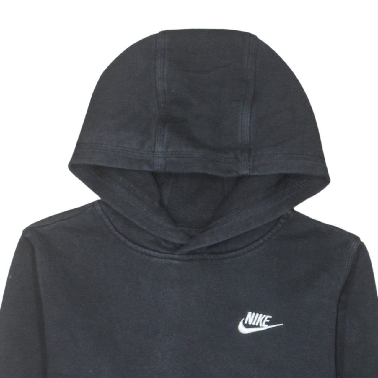 Nike Boys Black XL Pullover Hoodie Fleece Sweatshirt with Logo