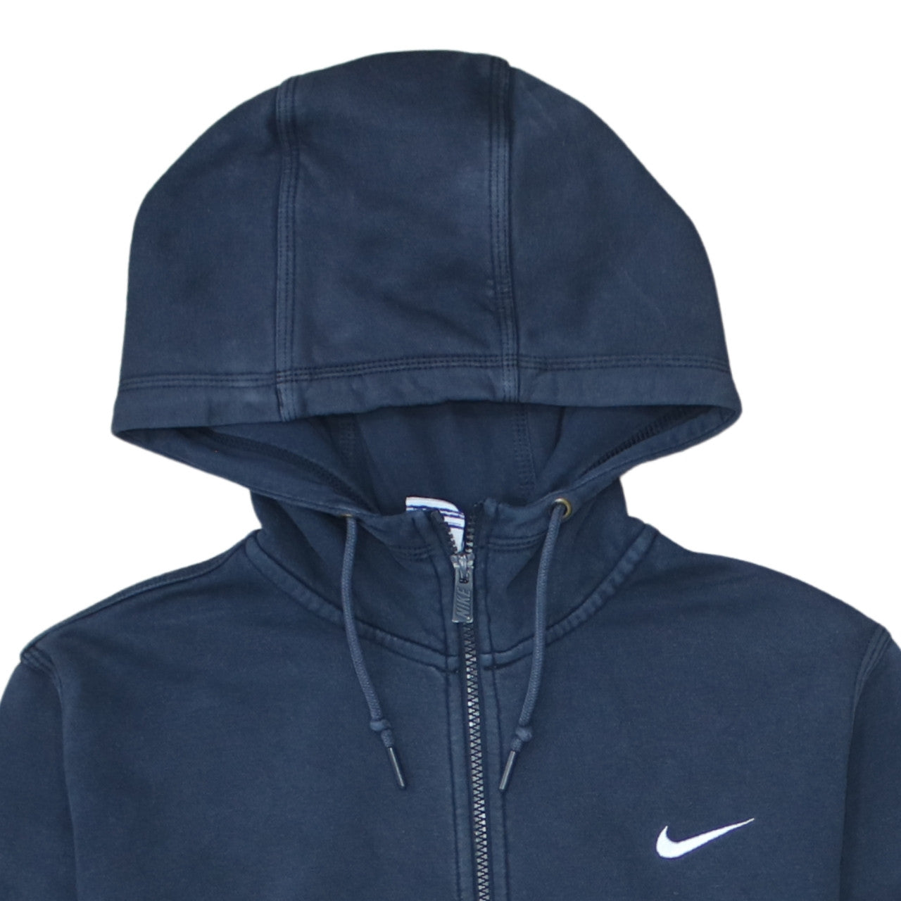 Nike Men's Blue Full Zip Hoodie L Fleece Regular Fit