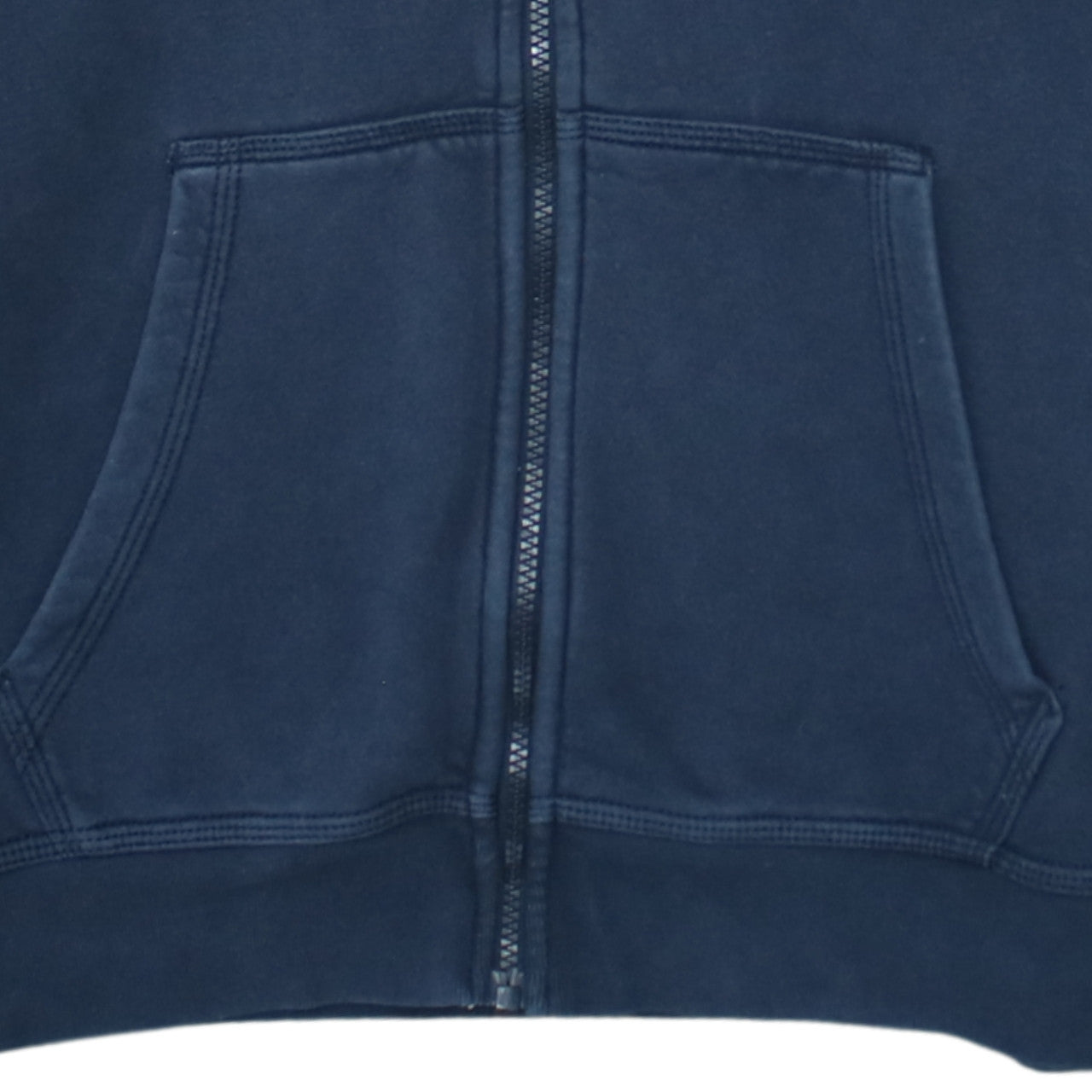 Nike Men's Blue Full Zip Hoodie L Fleece Regular Fit