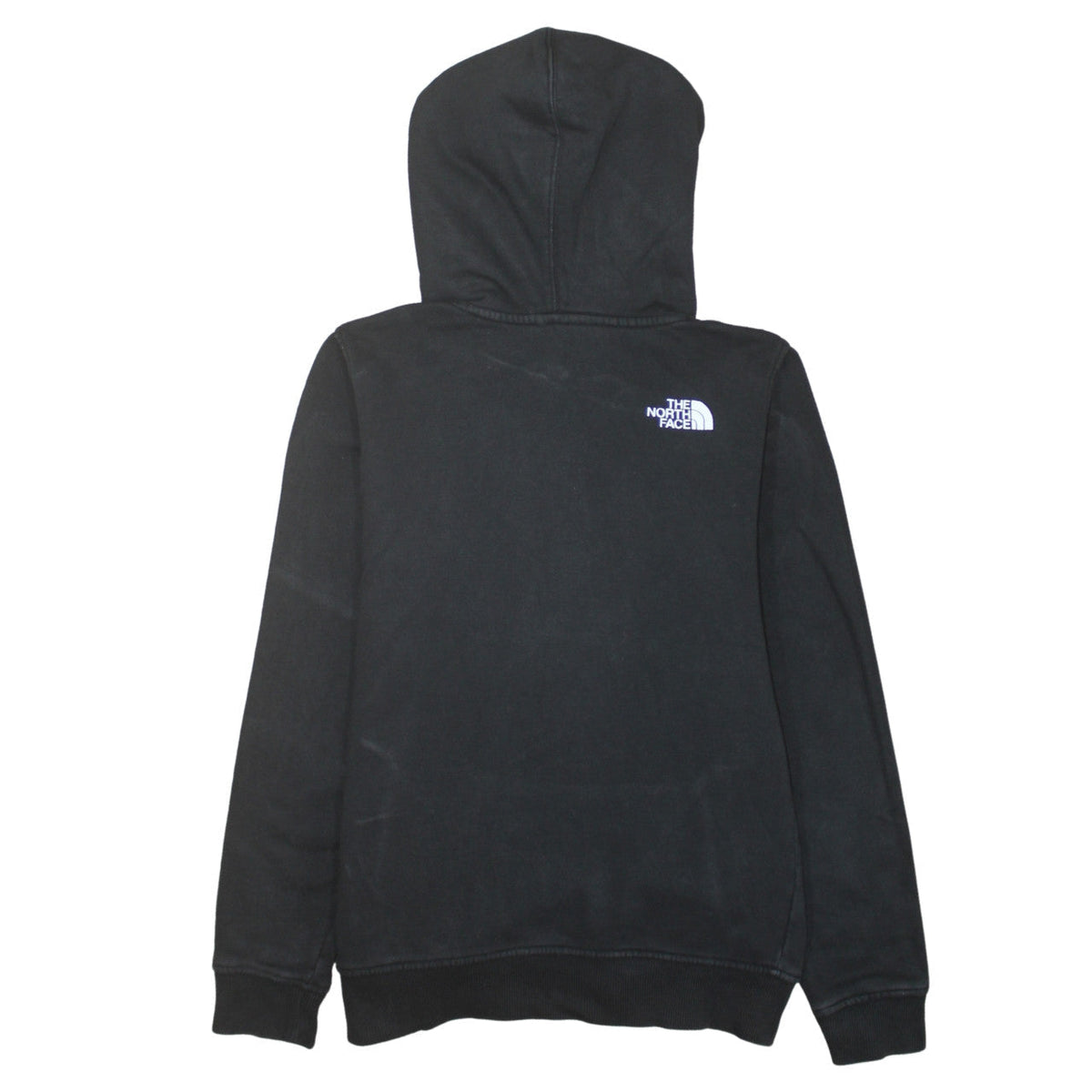 The North Face Boys Black XL Pullover Hoodie Graphic Print Cotton