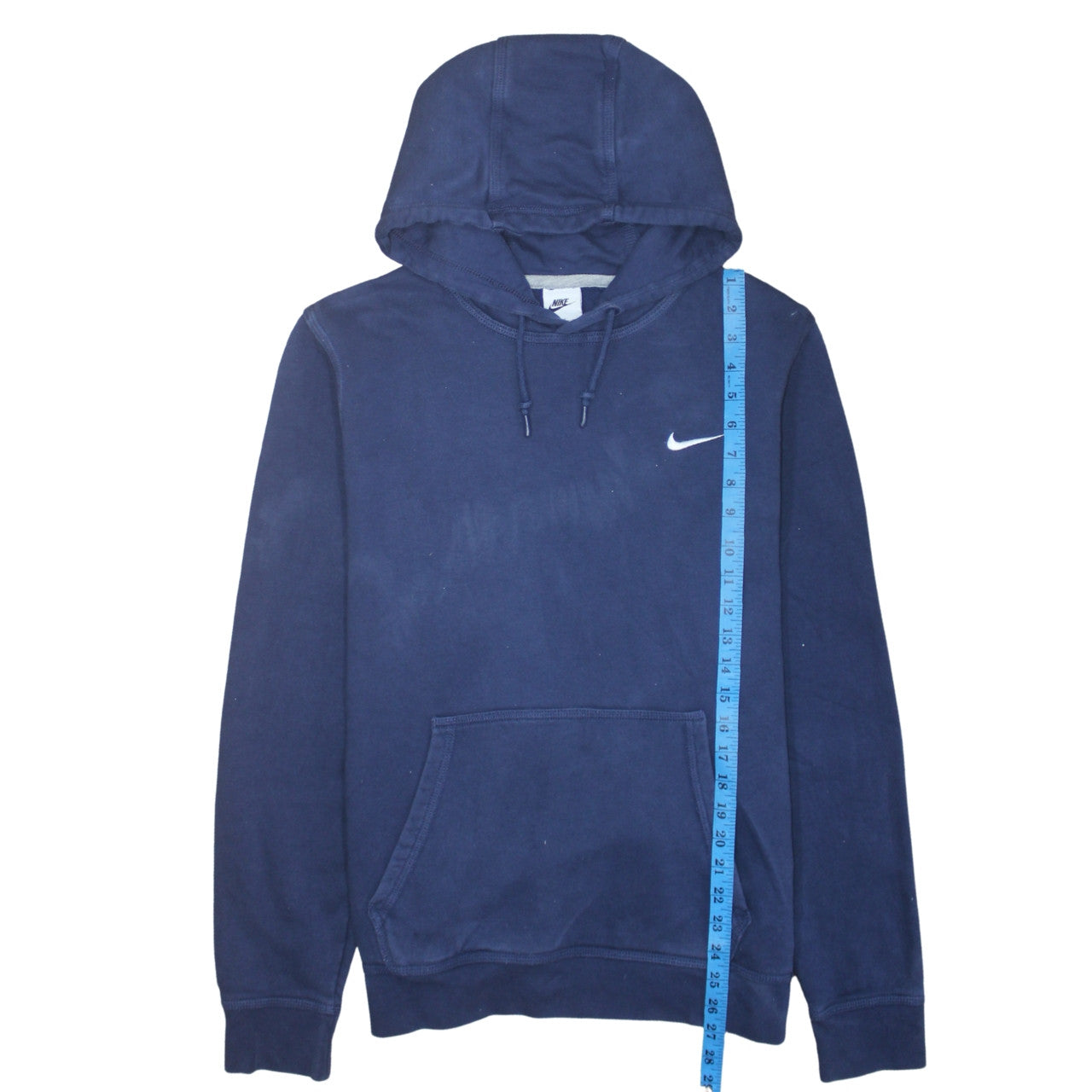 Nike Men's Blue Pullover Hoodie L Regular Fit Sports Fleece