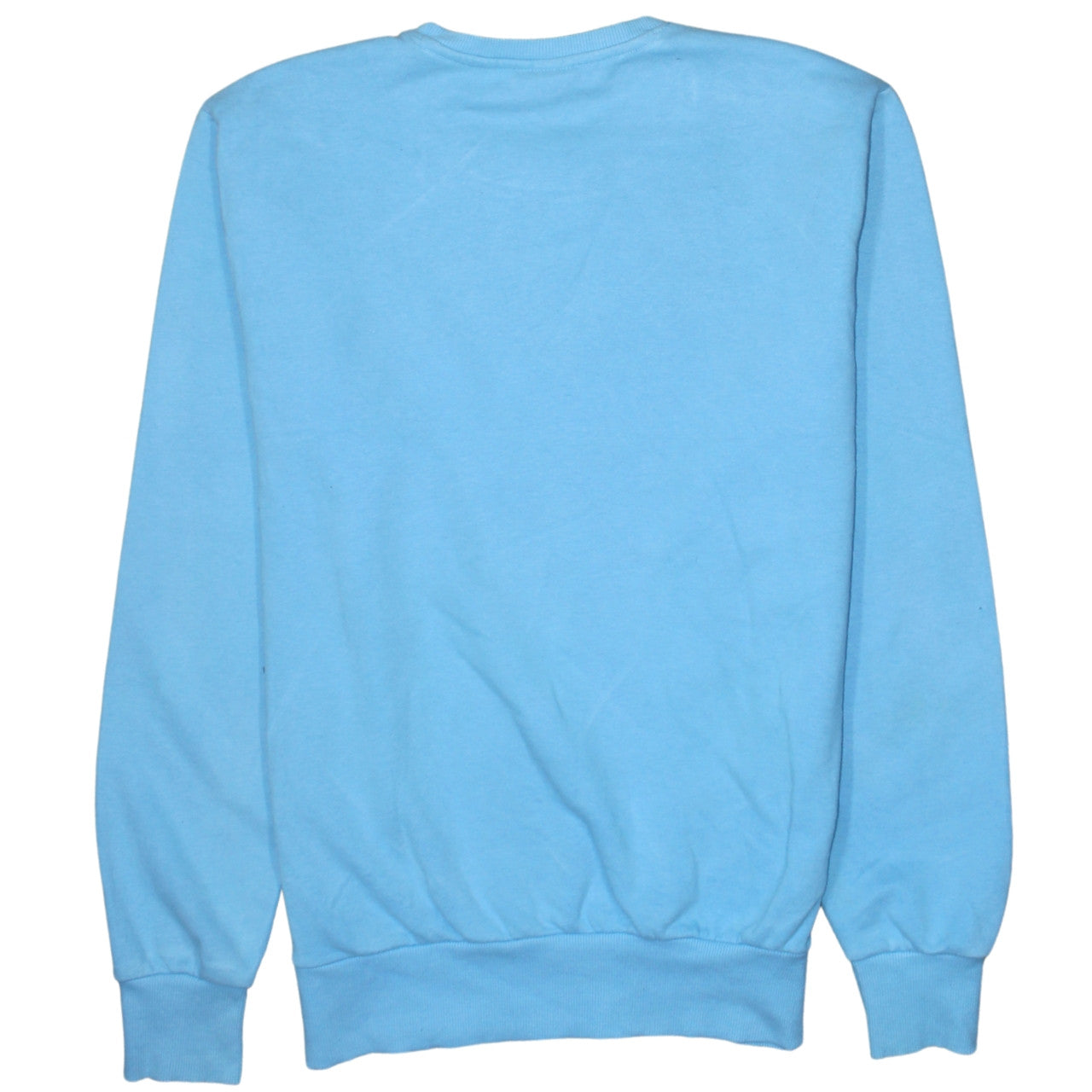 Ellesse Mens Blue Logo Pullover Sweatshirt Size L Crew Neck