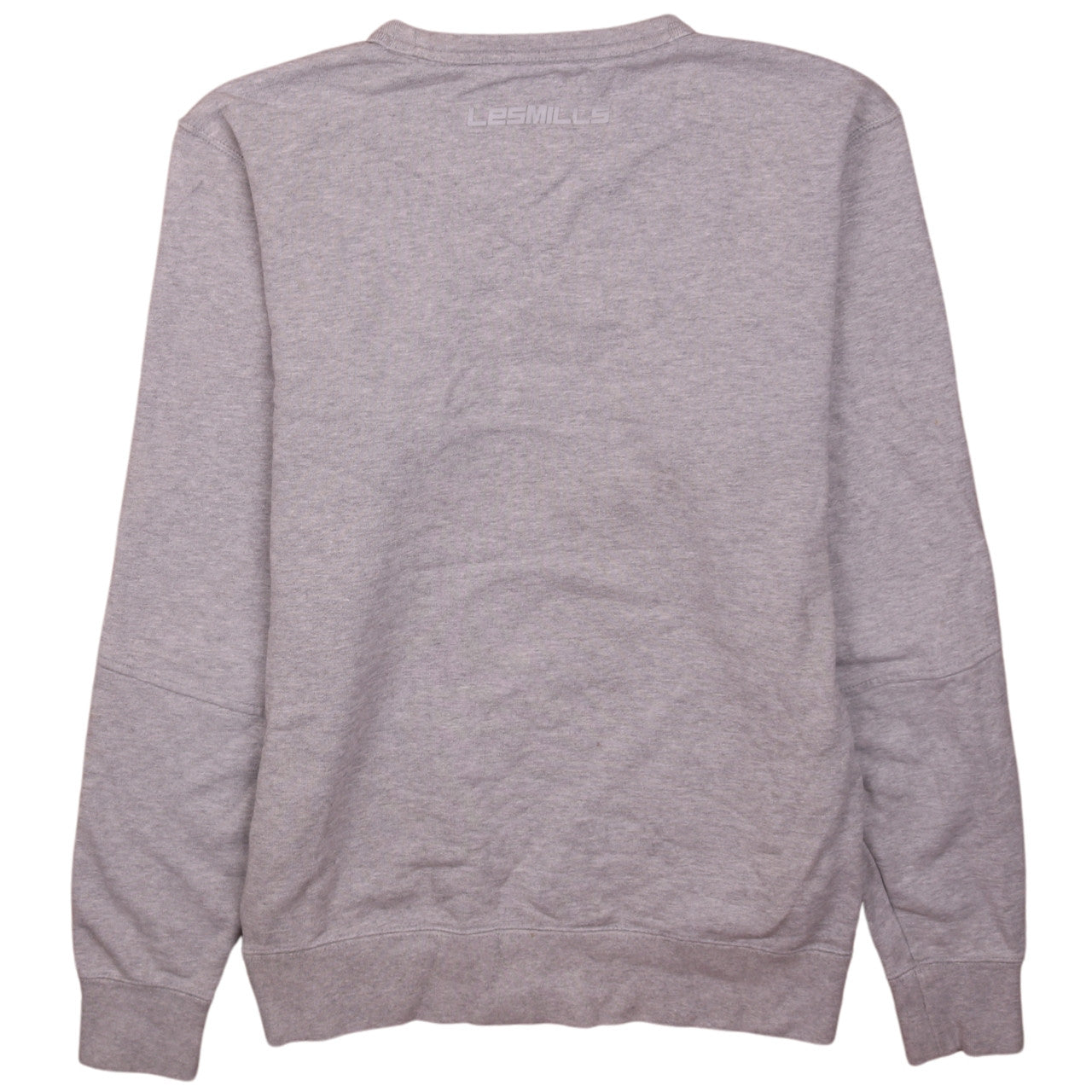 Reebok Men's Grey Graphic Print Crew Neck Sweatshirt XS