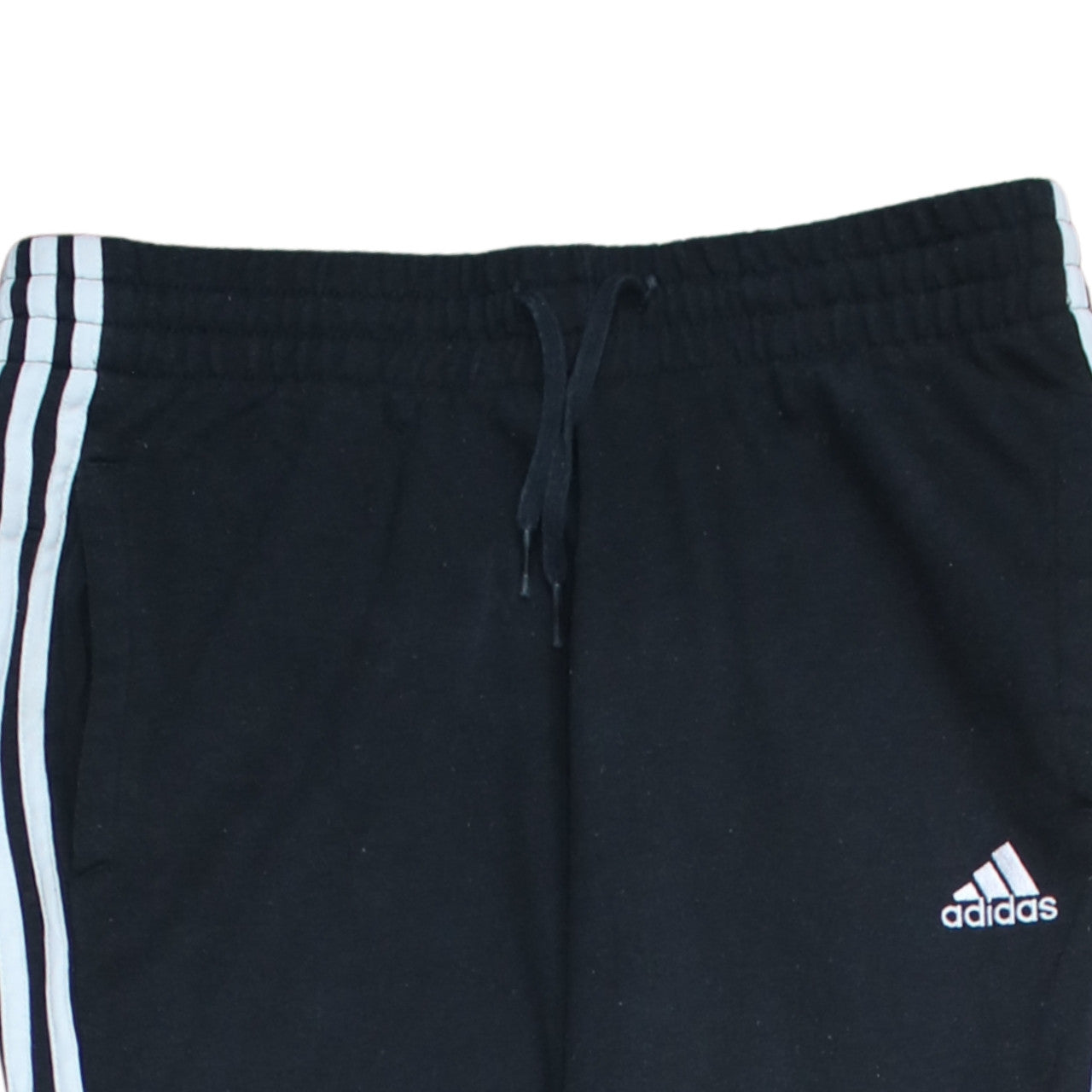 Adidas Womens Black 12-14 Jogger Sweatpants with Stripes