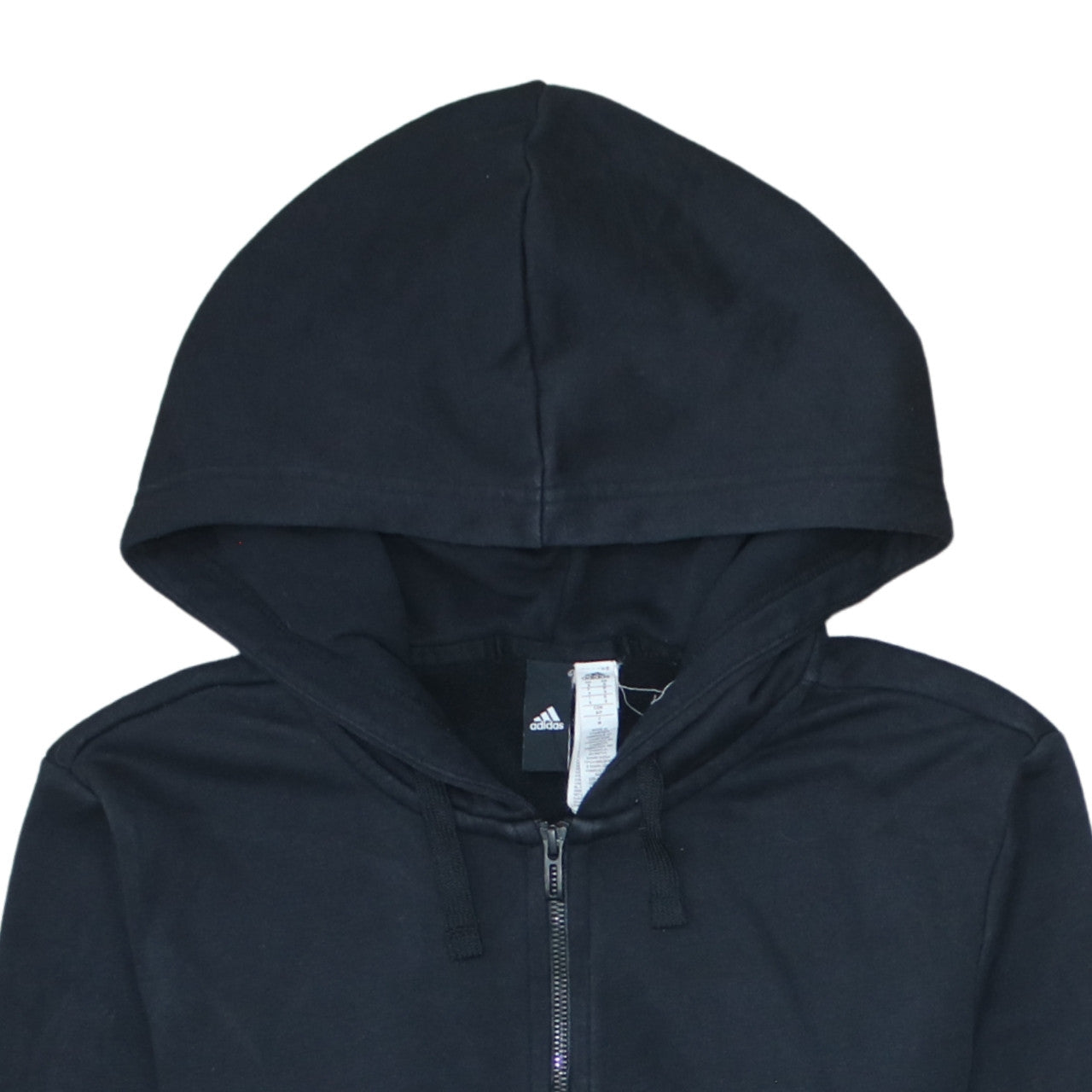 Adidas Mens Black Full Zip Hoodie Size M Sportswear Sweatshirt