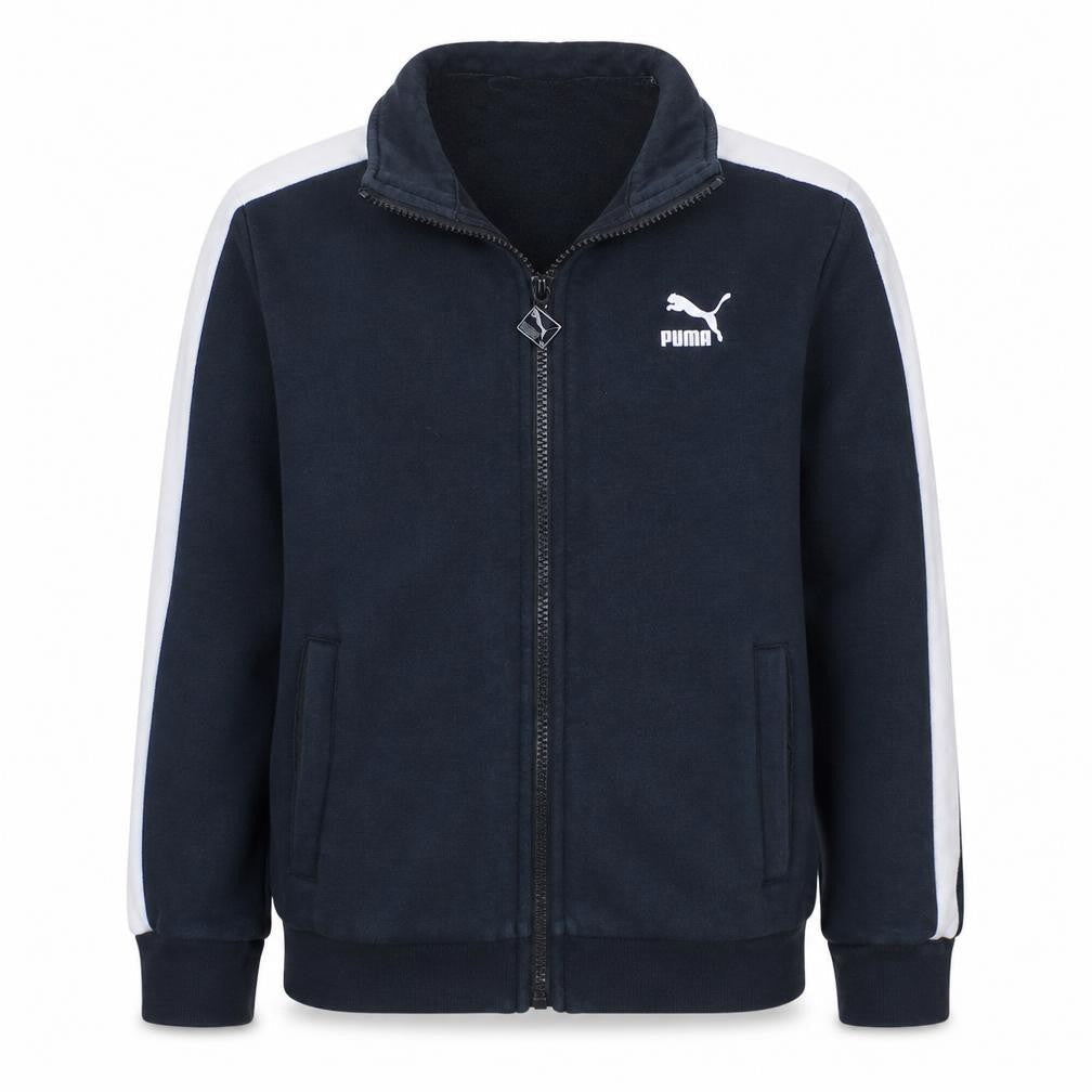 Puma Boys Black Full Zip Fleece Sweatshirt 11-12 Years Track Top