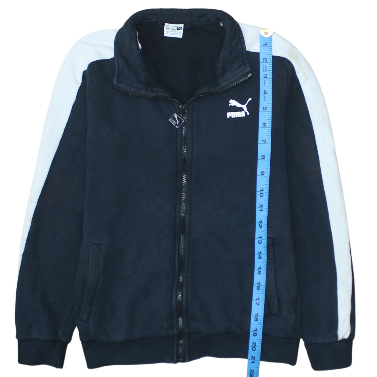 Puma Boys Black Full Zip Fleece Sweatshirt 11-12 Years Track Top