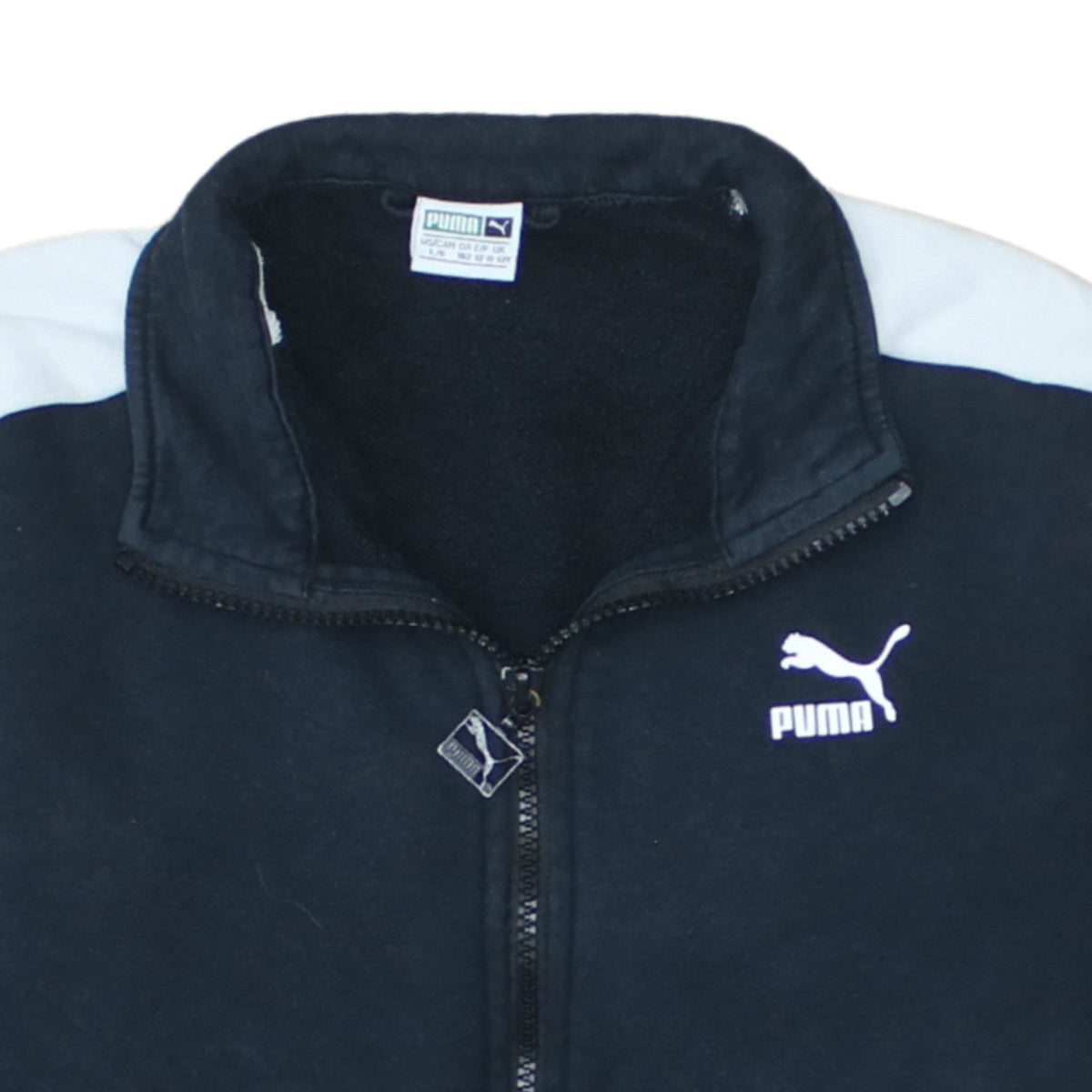 Puma Boys Black Full Zip Fleece Sweatshirt 11-12 Years Track Top