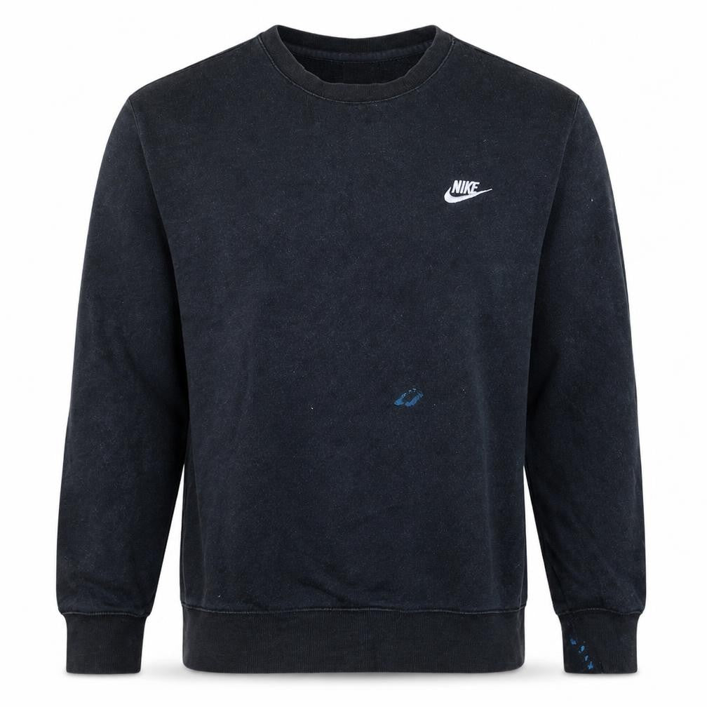 Nike Men Black Crew Neck Pullover Sweatshirt L