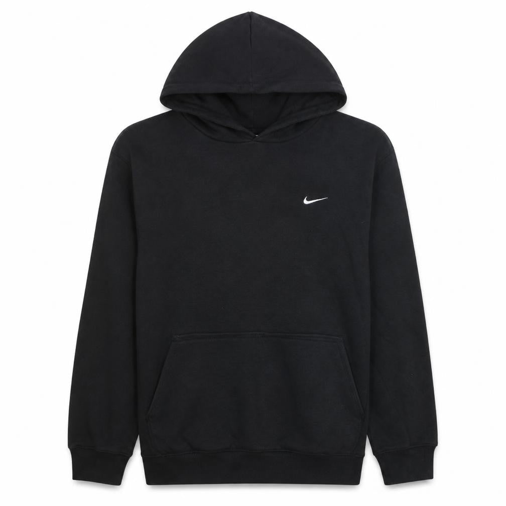 Nike Boys Black Pullover Hoodie Sweatshirt Size L Fleece Lined Casual
