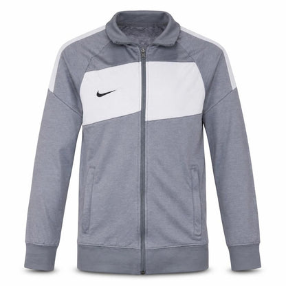 Nike Men's Grey Dri-Fit Track Jacket Size S Full Zip Polyester
