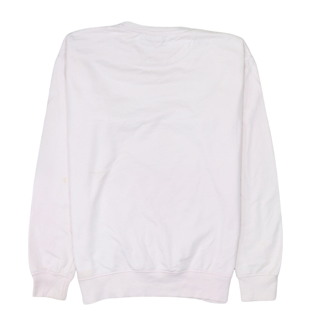 Ellesse Mens White XS Crew Neck Pullover Sweatshirt