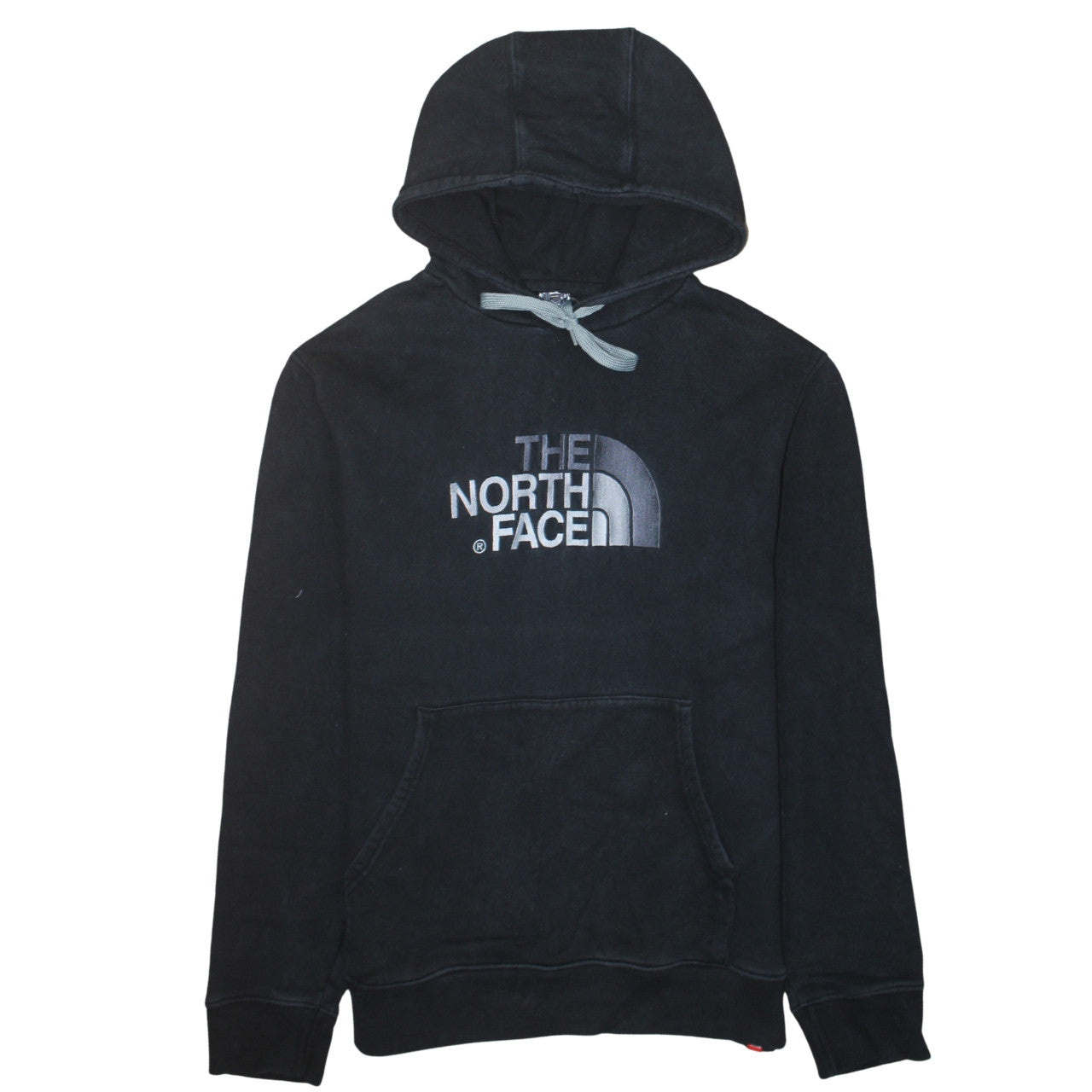 The North Face Men's Black Pullover Hoodie L Logo Cotton Fleece