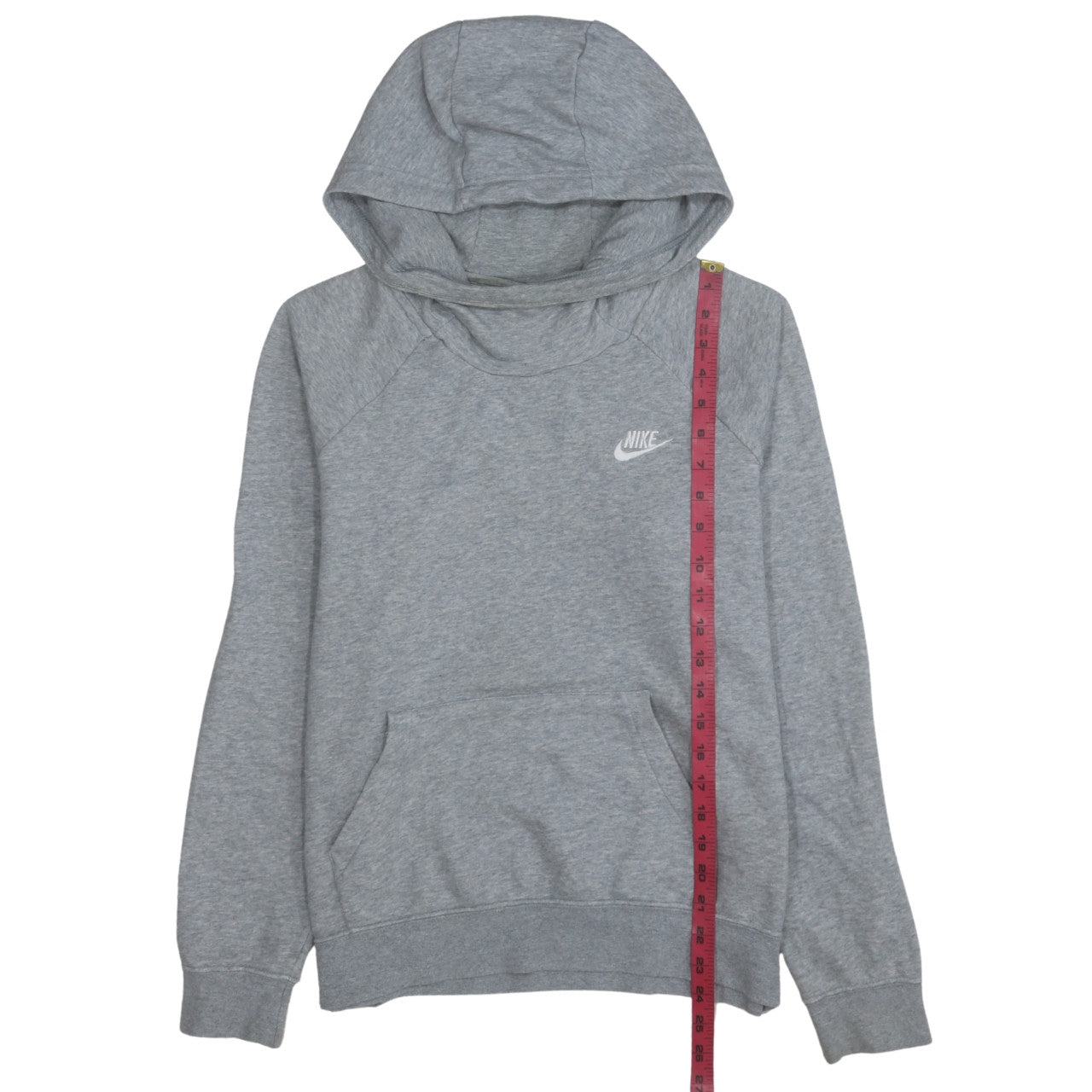 Nike Men's Grey Pullover Hoodie Size M Regular Fit Sportswear