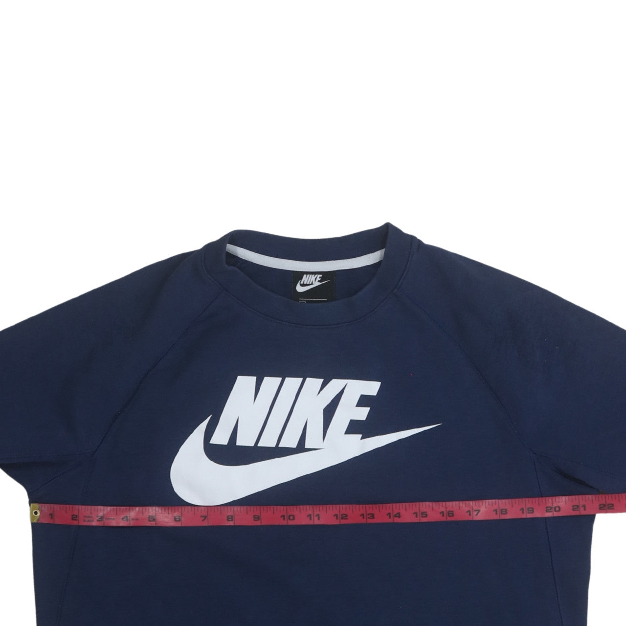 Nike Men's Blue Crew Neck Pullover Sweatshirt M Regular Fit