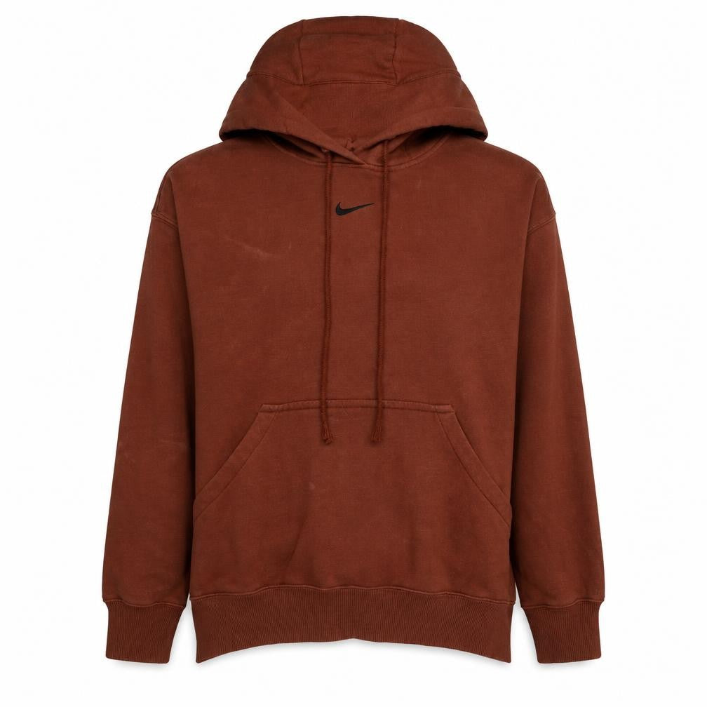 Nike Women’s Brown Pullover Hoodie Large Cotton Blend Casual