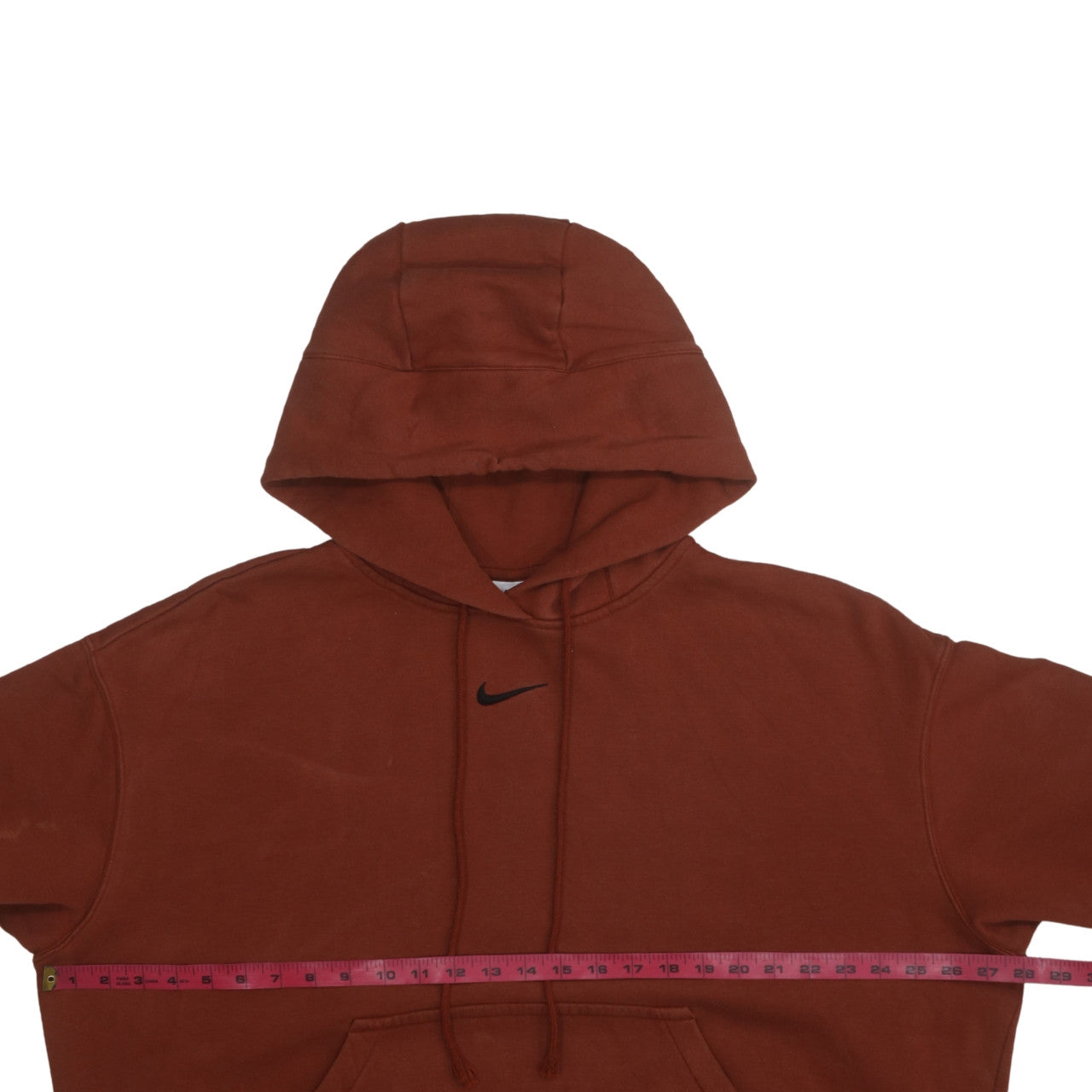 Nike Women’s Brown Pullover Hoodie Large Cotton Blend Casual