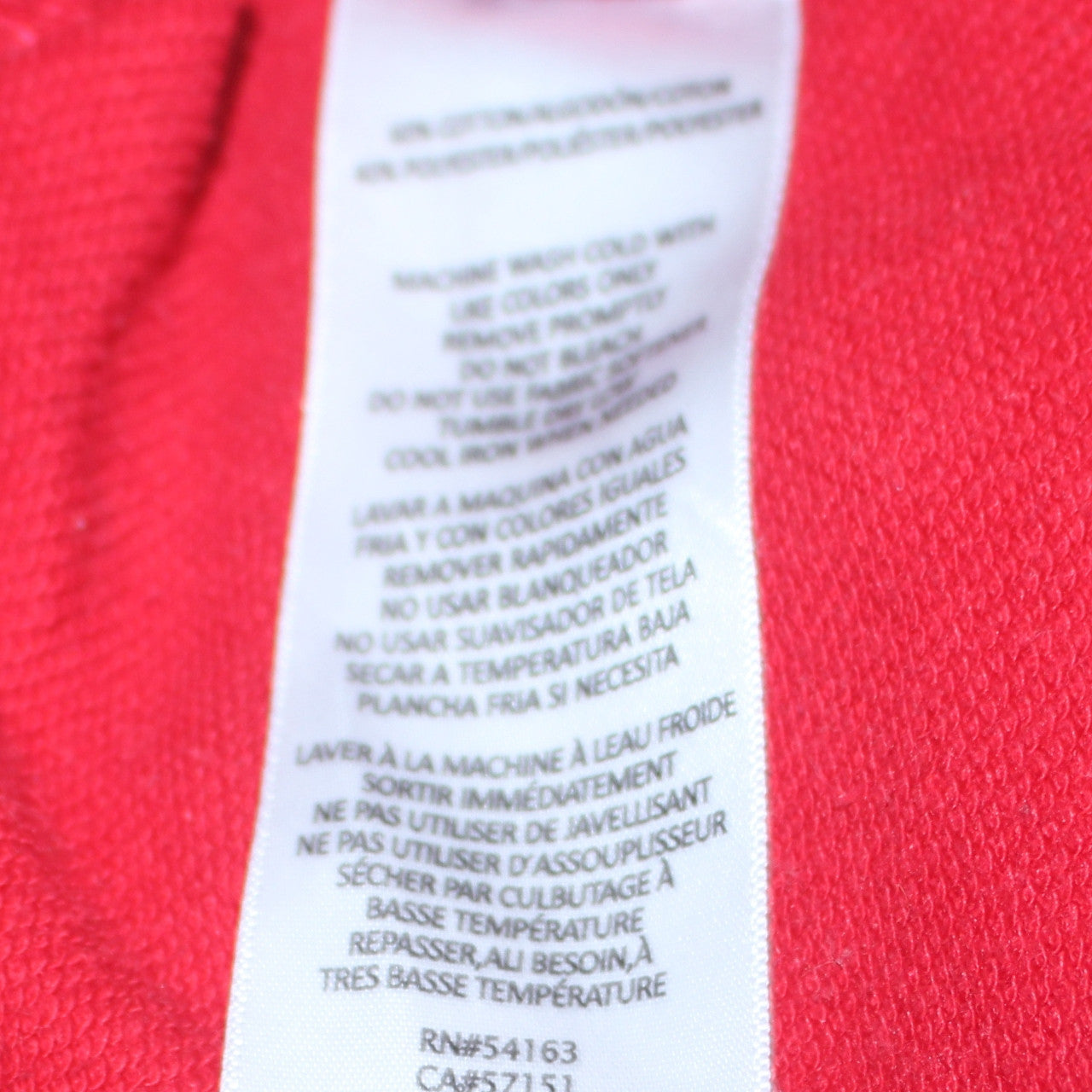 Tommy Hilfiger Women Red Pullover Hoodie Medium Cotton Blend