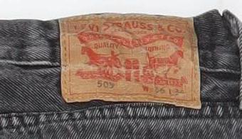 Levi's 501 Men's Black Straight Fit Denim Jeans 36W 32L Vintage