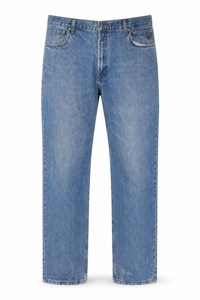 Harley-Davidson Men's Blue 40x34 Straight Leg Denim Jeans