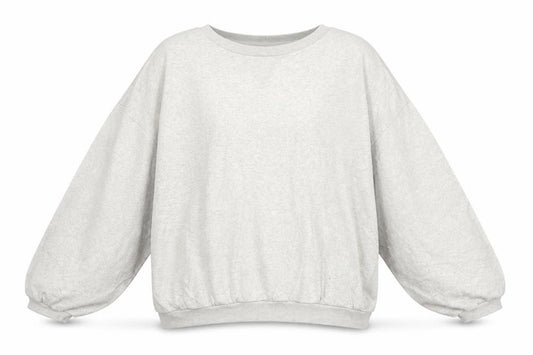 Adidas Women Grey Size 12 Oversized Crew Neck Sweatshirt