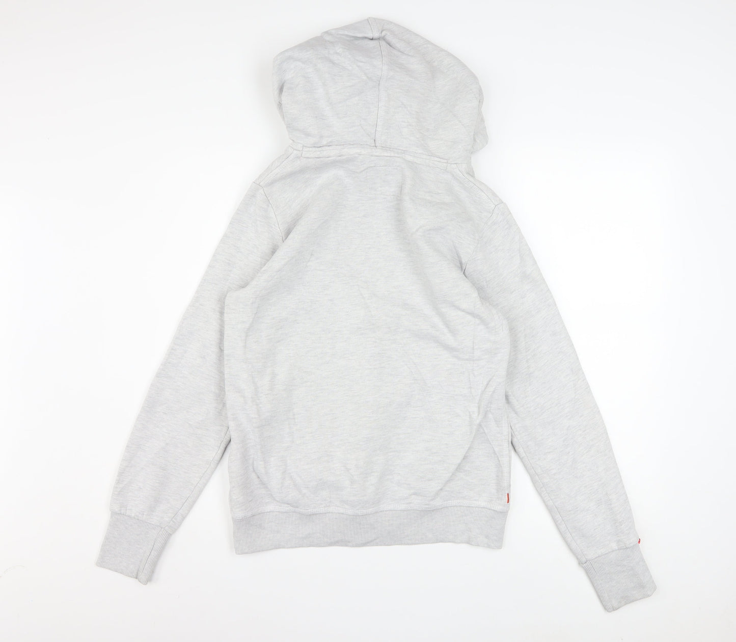 Superdry Men's Grey Pullover Hoodie M Regular Fit Fleece