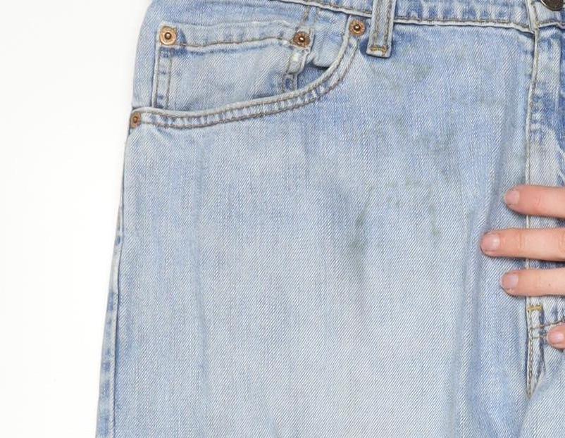 Levi's Men's Blue Light Wash Regular Straight Fit Denim Jeans 36x32