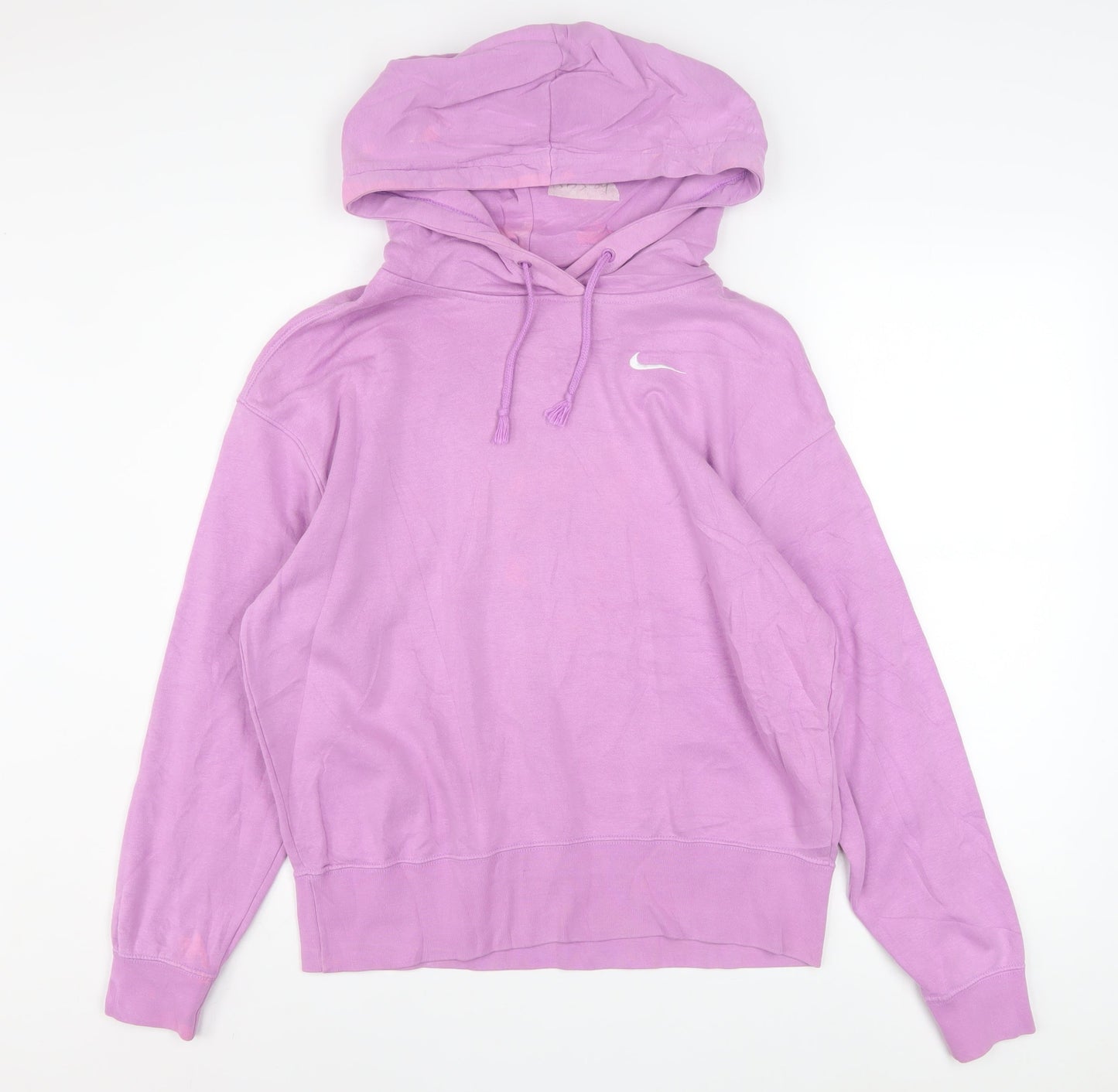 Nike Women’s Purple Pullover Hoodie Small Cotton Blend Sweatshirt