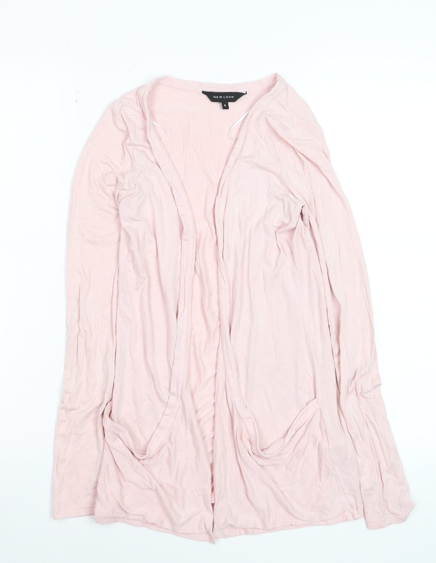 New Look Women's Pink Size 8 Lightweight Long Sleeve Cardigan