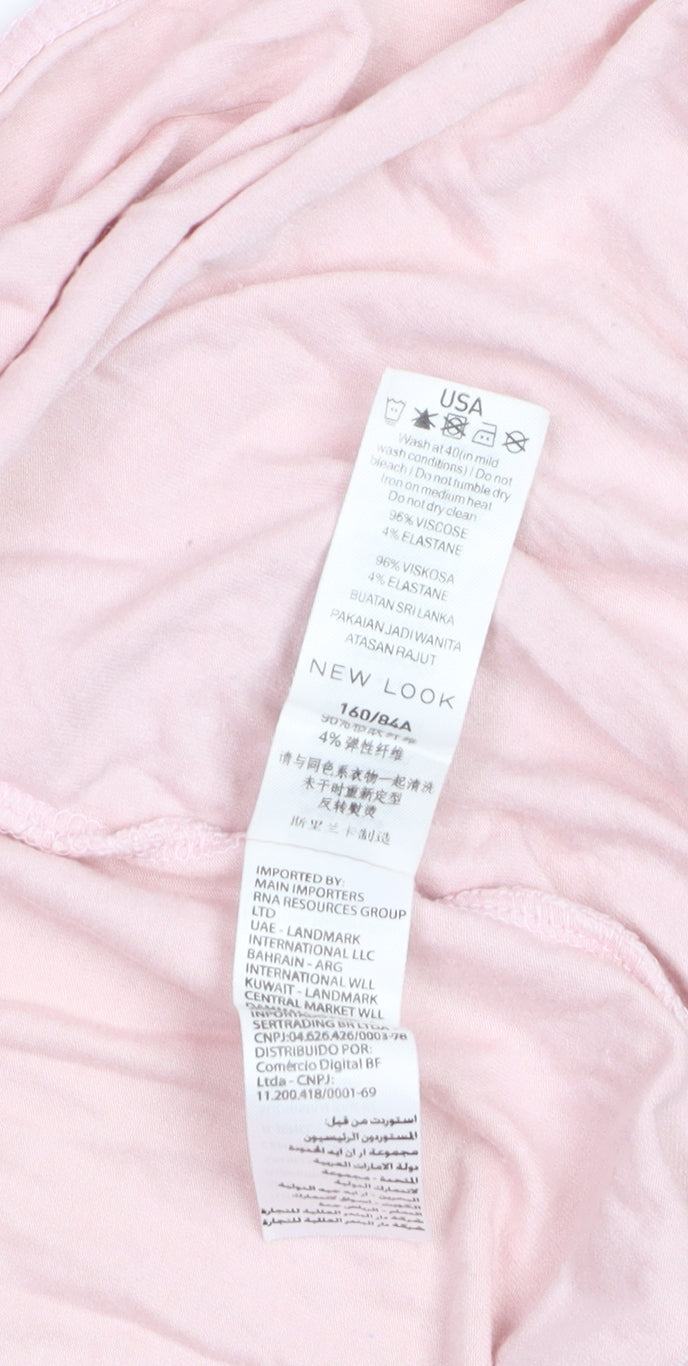 New Look Women's Pink Size 8 Lightweight Long Sleeve Cardigan