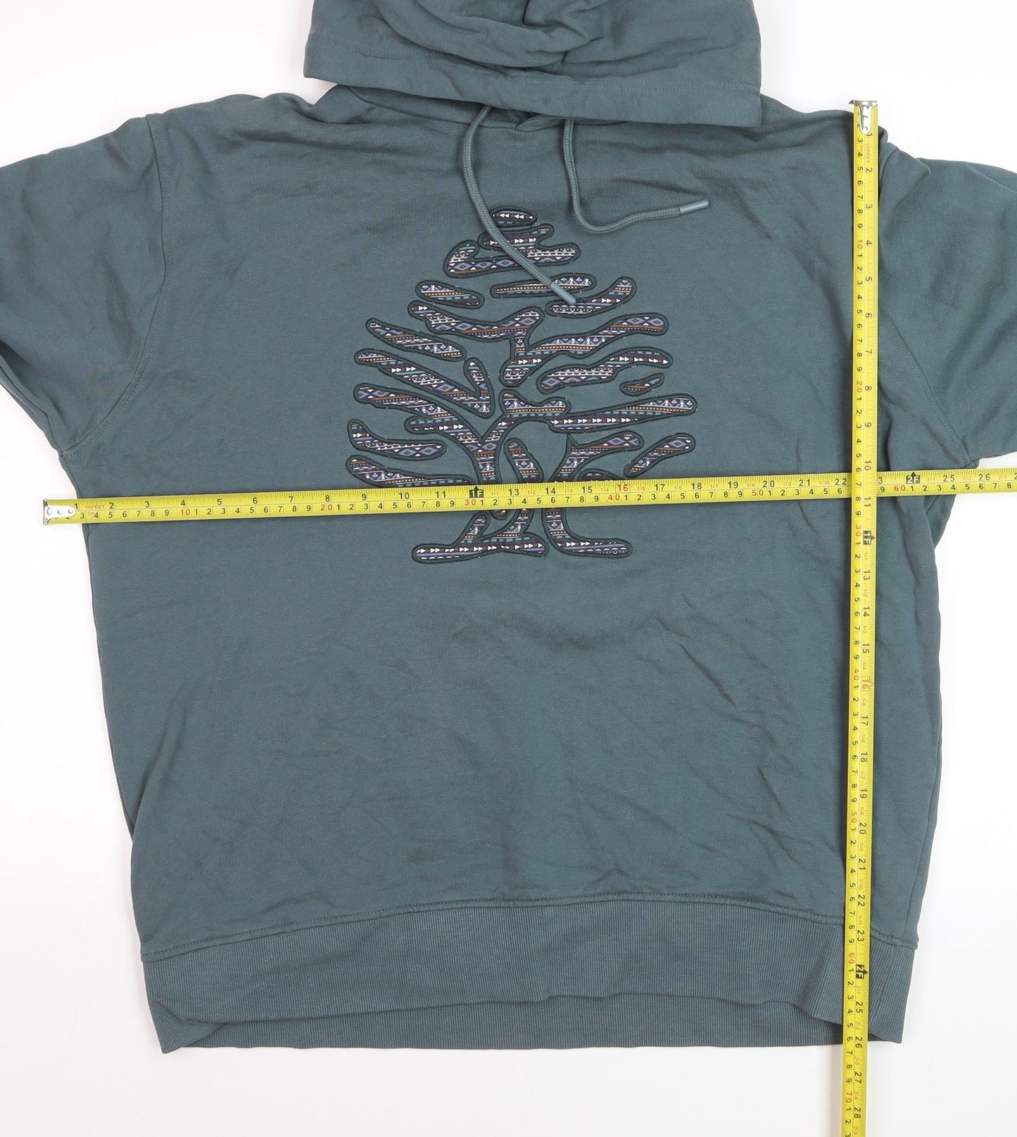Springfield Men’s Green 2XL Pullover Hoodie with Embroidered Logo