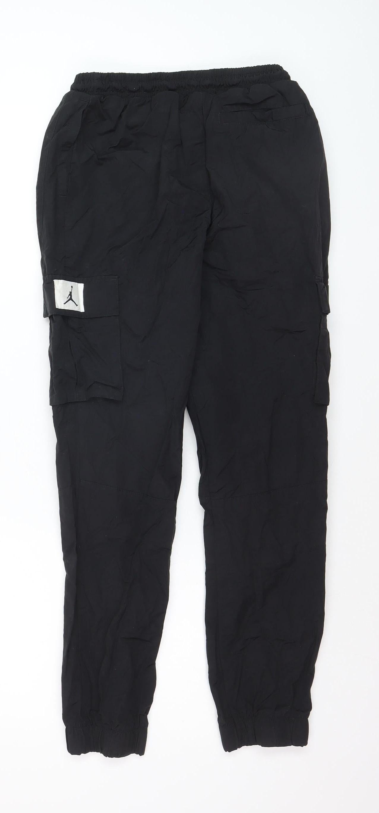 Jordan Boys Black 12-13 Years Jogger Activewear Trousers with Pockets