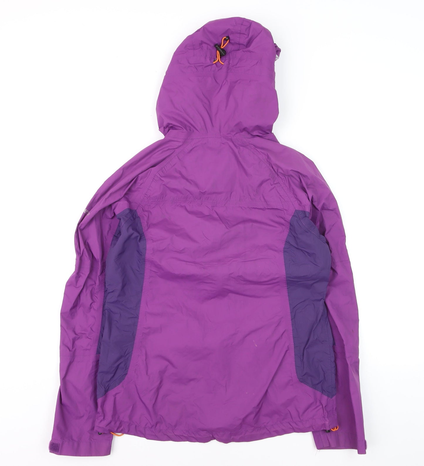 Trespass Womens Purple XS Waterproof Hooded Rain Coat with Taped Seams