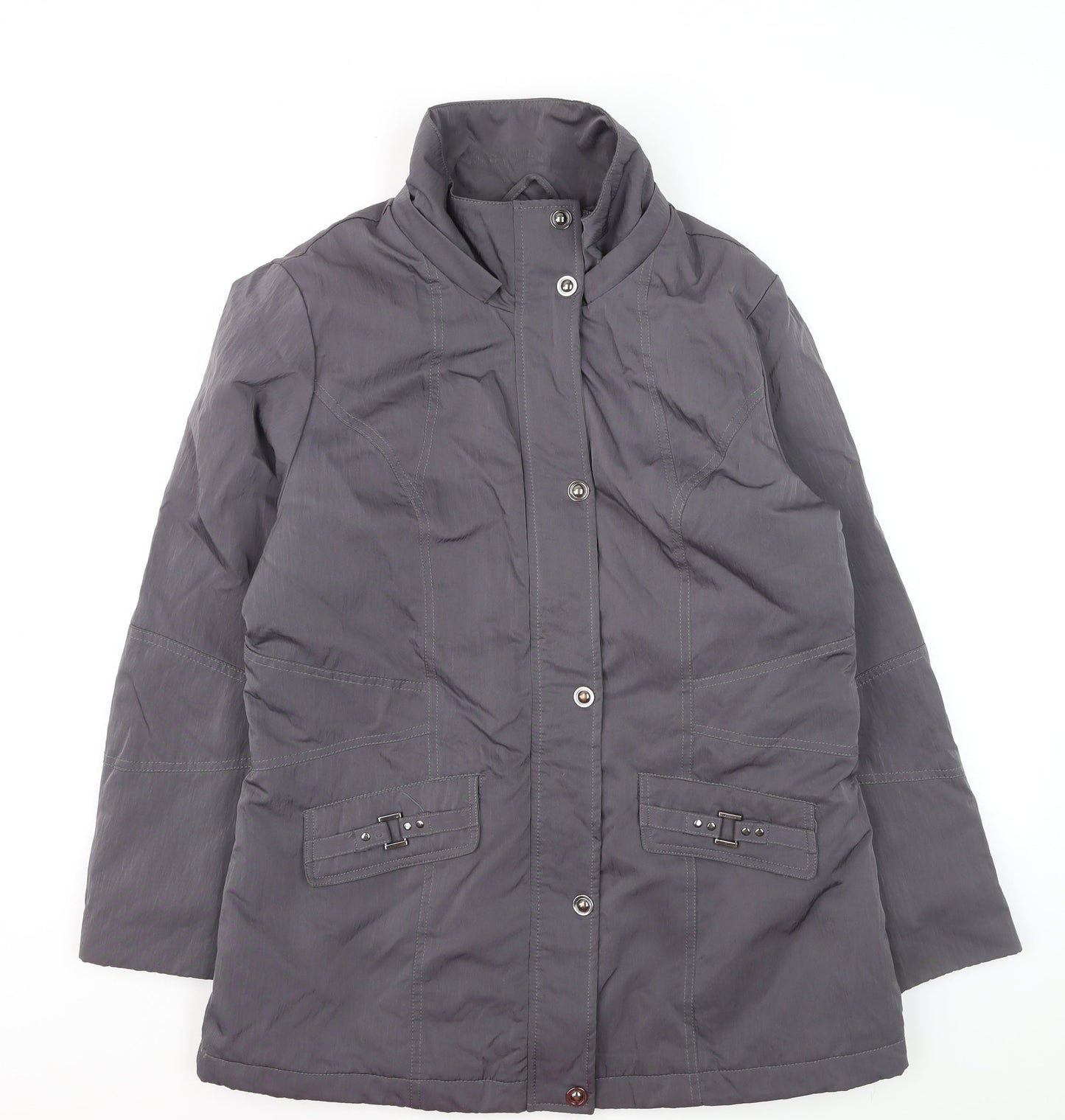 Bx Outerwear Men's Grey Polyester Parka Coat Size 38 Regular