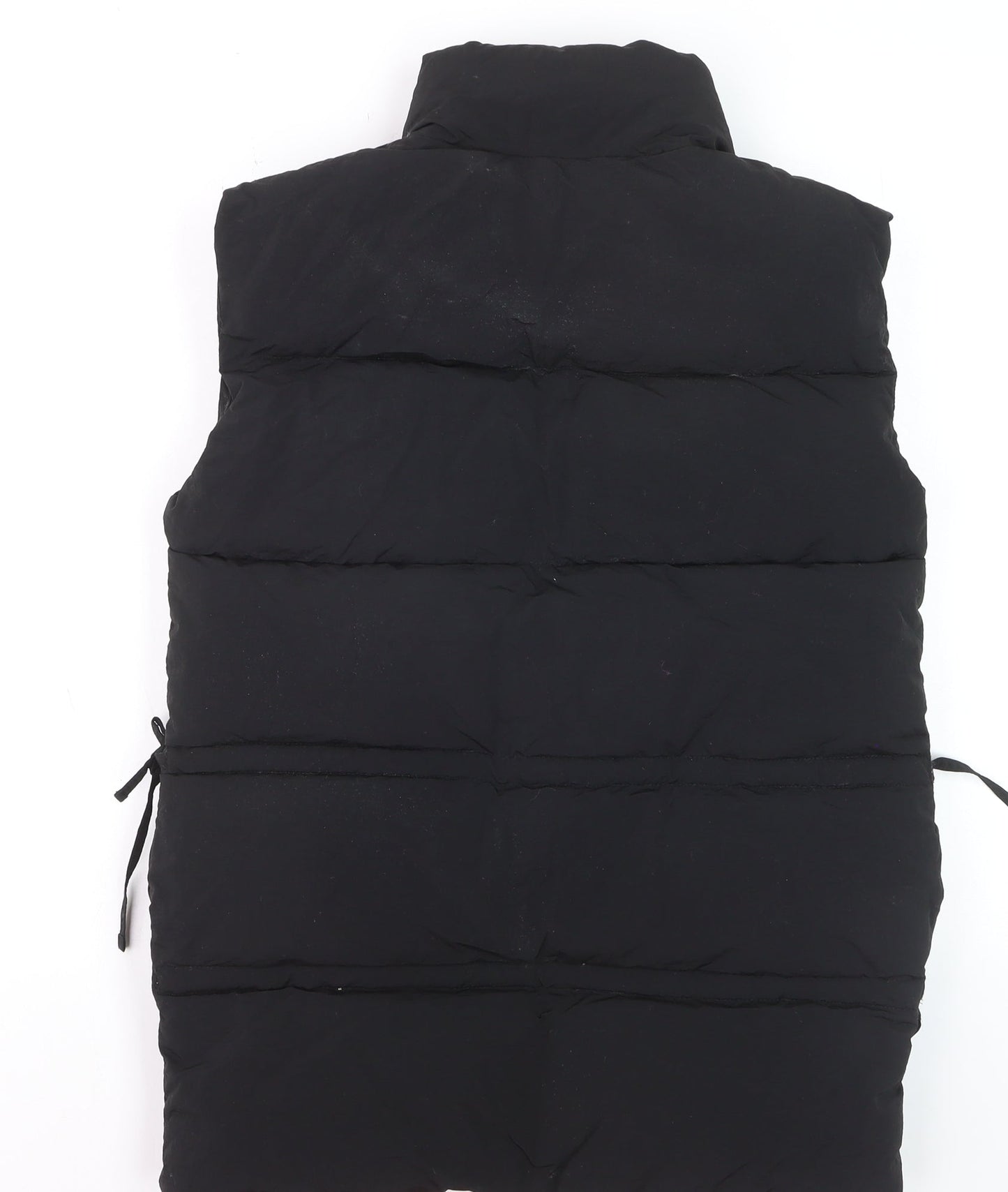 Missguided Women’s Black Puffer Waistcoat Size 6 Sleeveless Quilted