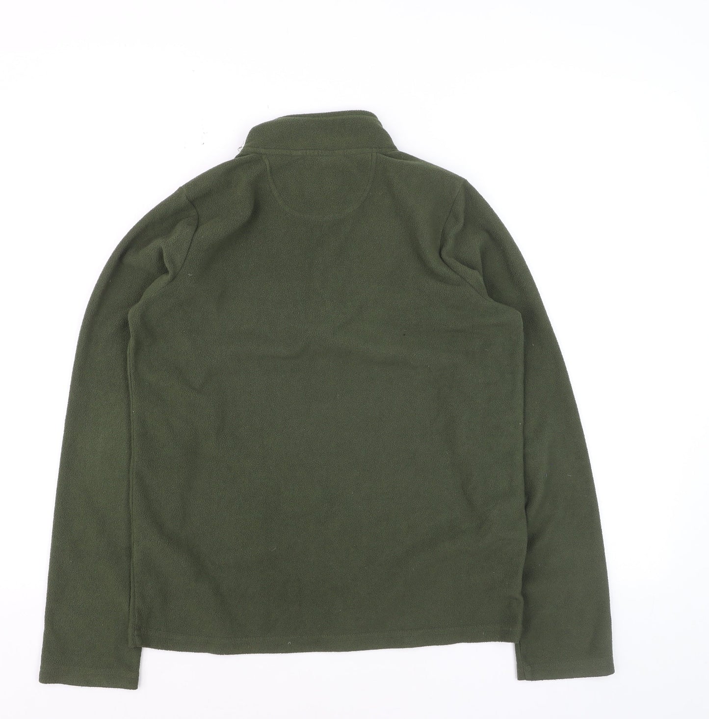 Peter Storm Boys Green Fleece 1/4 Zip Pullover Sweatshirt 10-11 Years